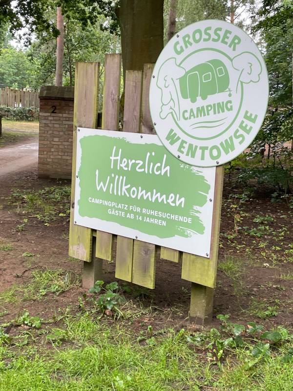 Campingplatz am grossen Wentowsee