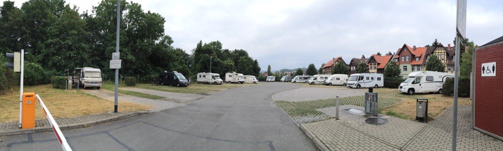 Stellplatz Katzenteich — Motorhome pitch in Wernigerode-Harzblick