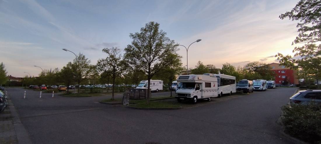 Stellplatz an der Friederiken Therme Bad Langensalza