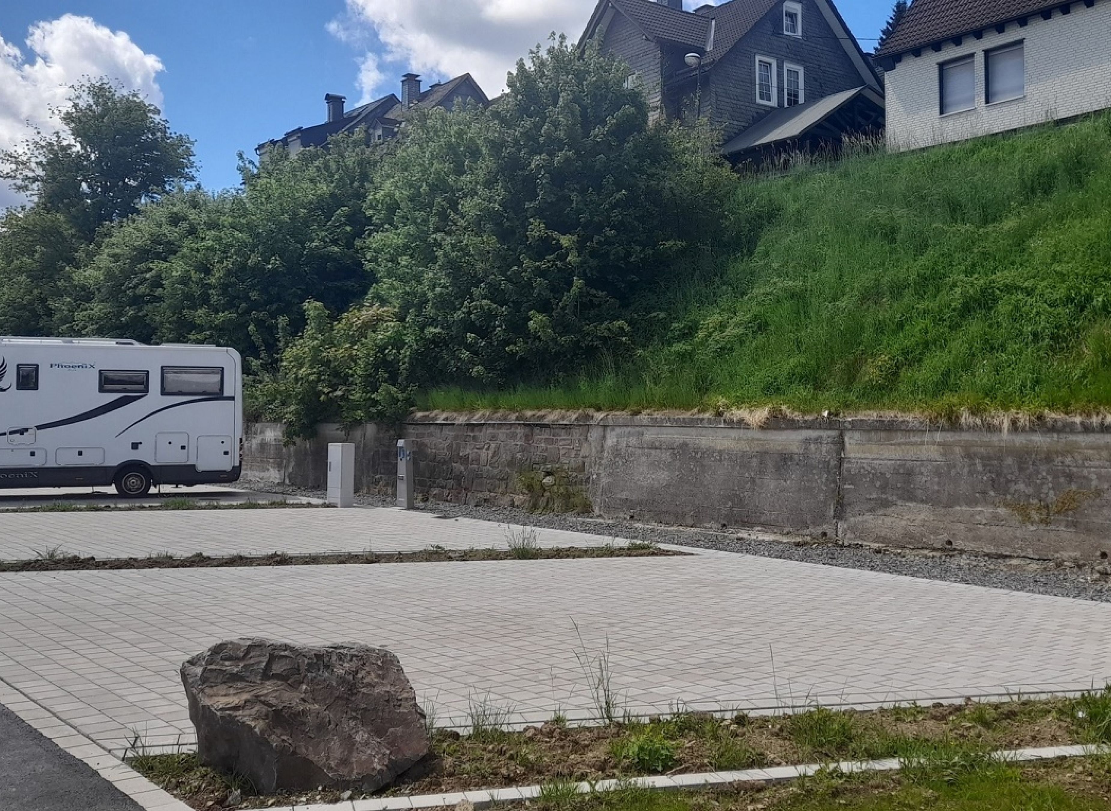 Wohnmobilstellplätze Bahnhofsumfeld Erndtebrück