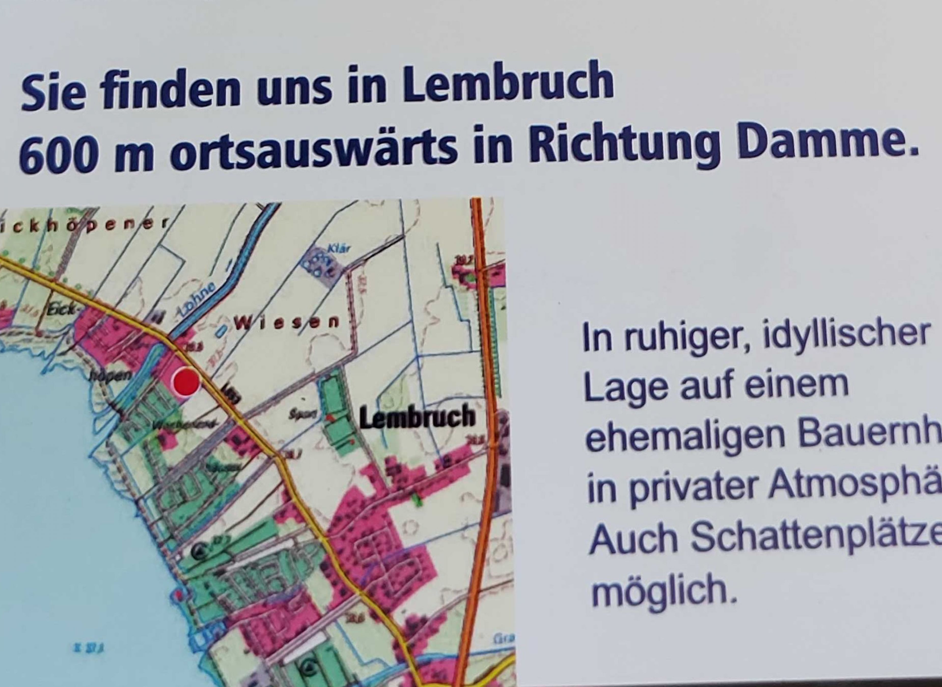 Wohnmobil Wiese Dümmer See