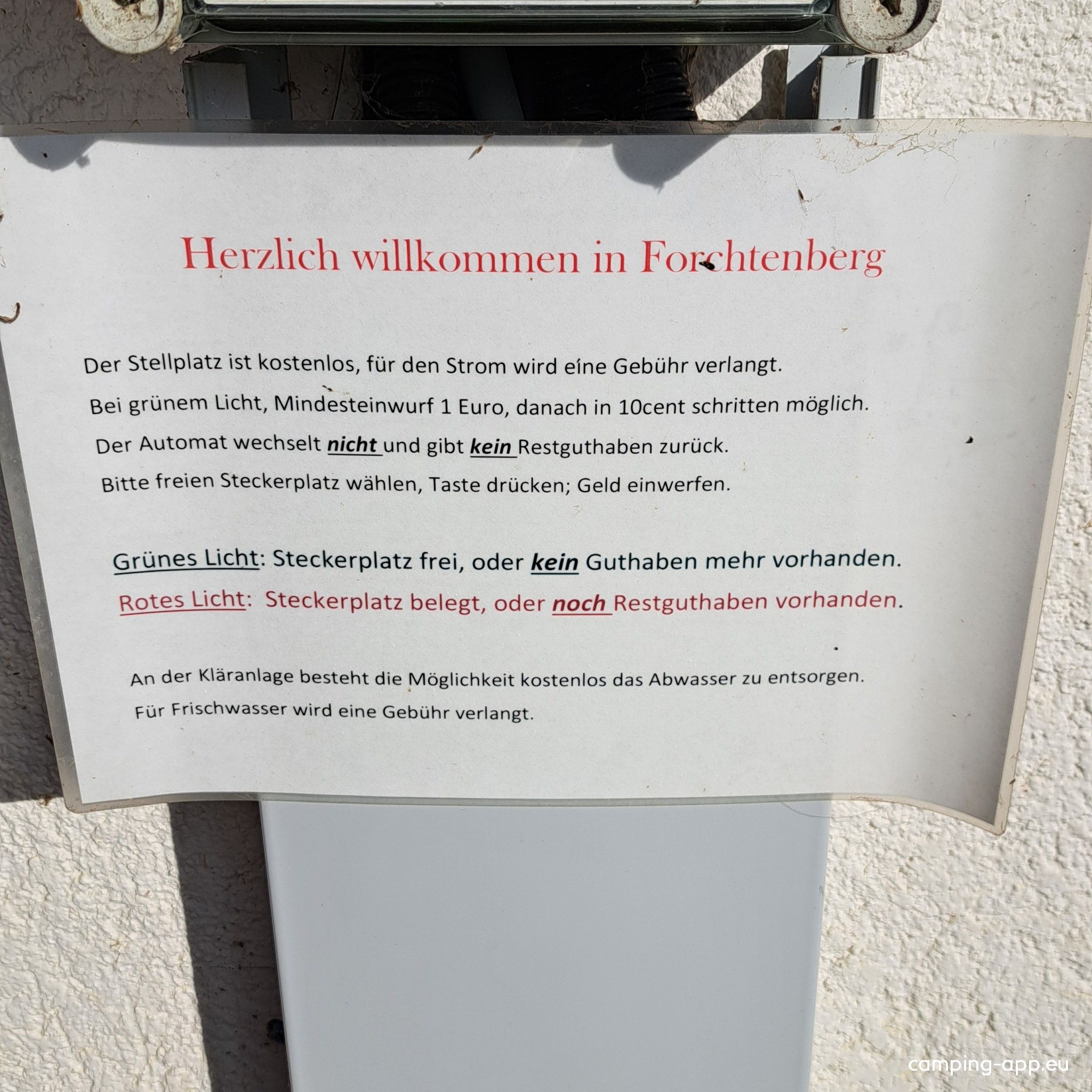 Wohnmobilstellplatz Forchtenberg — Photo 2