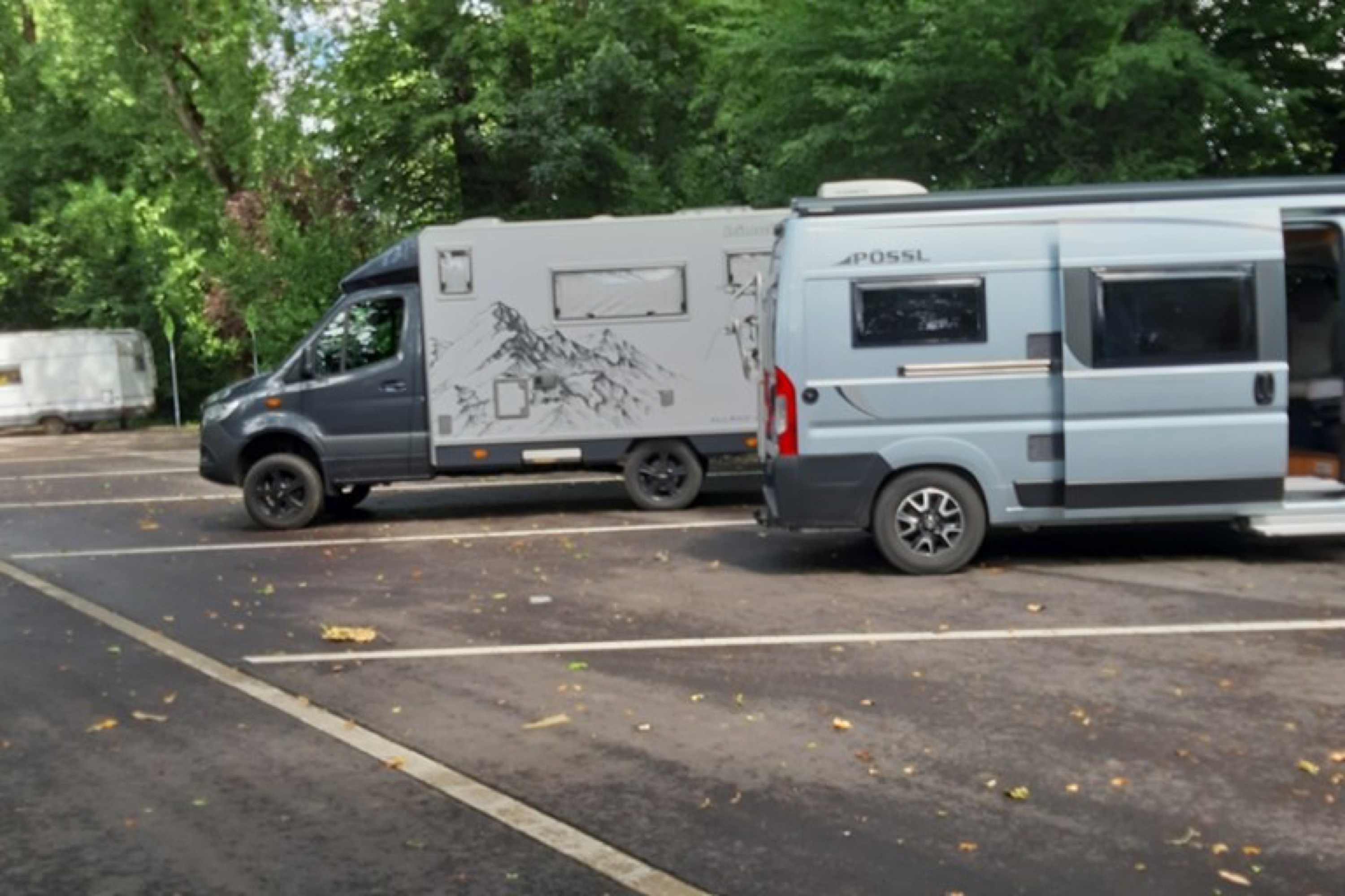 Wohnmobilstellplatz an der EWS Arena