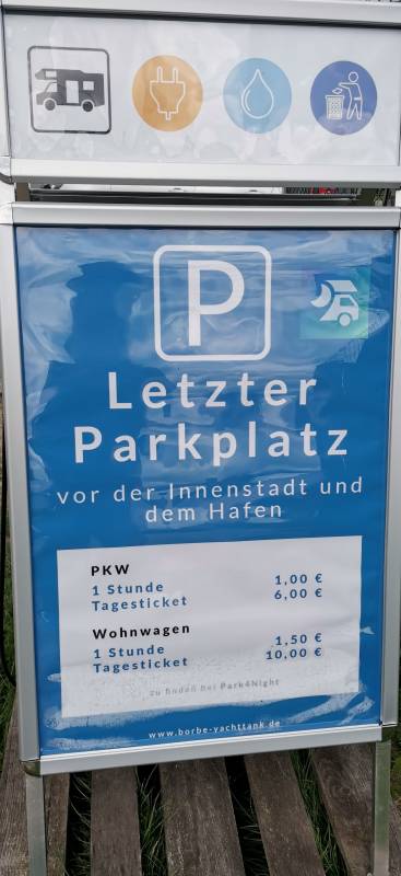 Parkplatz Borbe Yachttank