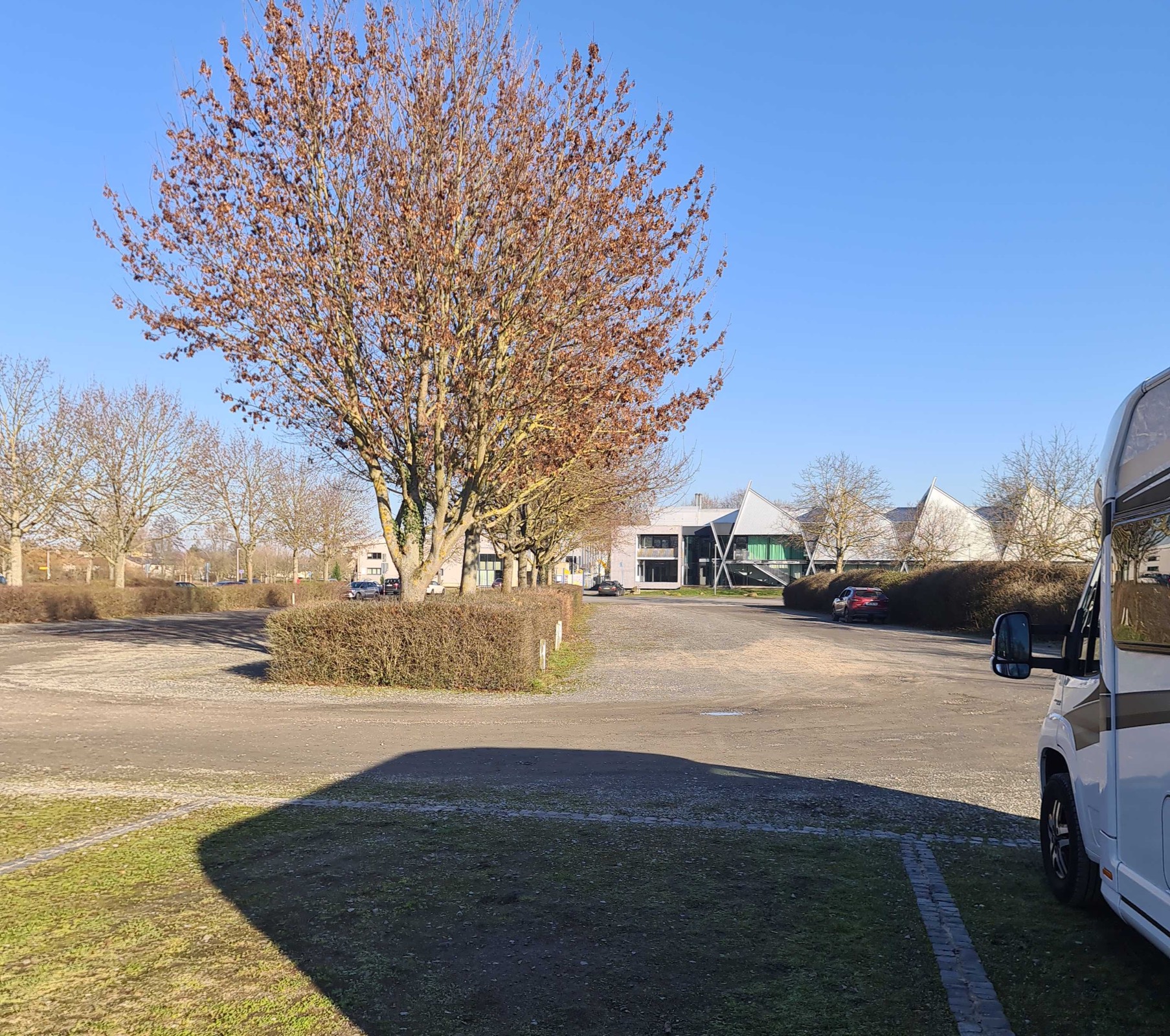 Wohnmobilstellplatz zur Welzbachhalle