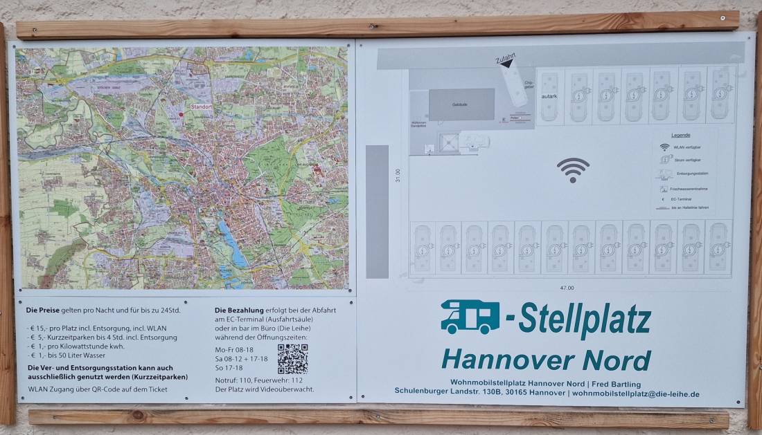 Wohnmobilstellplatz Hannover - Nord