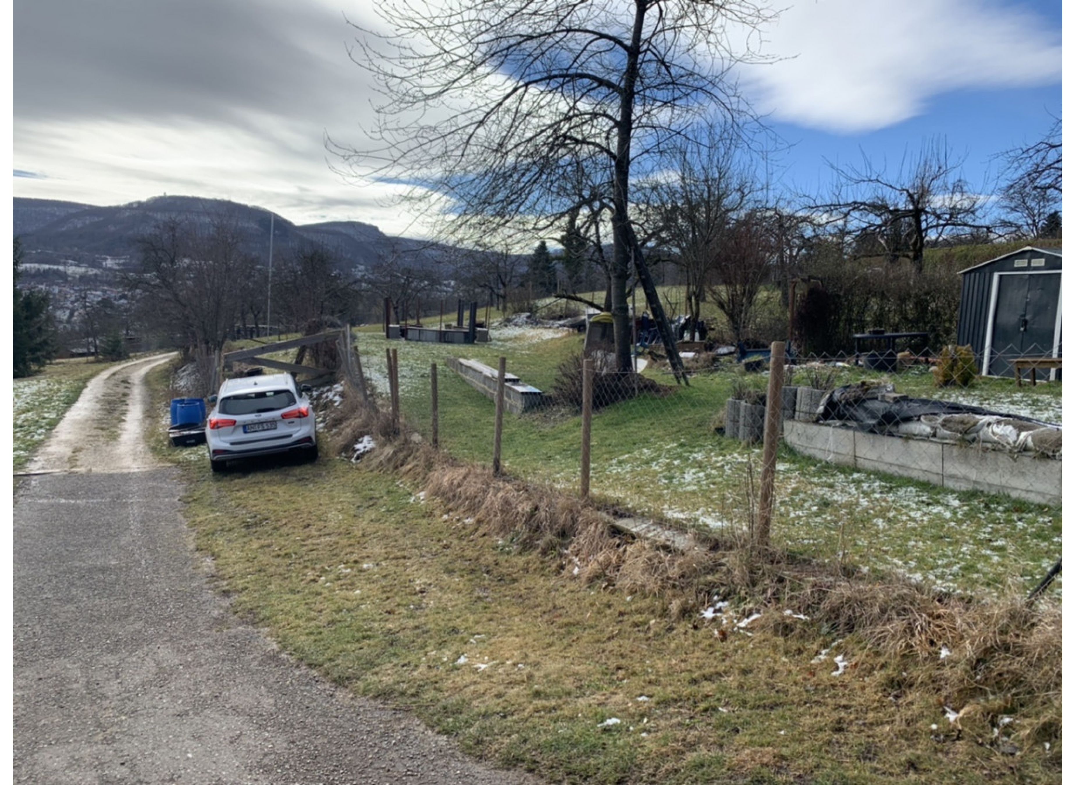 Stellplatz über den Dächern Pfullingens