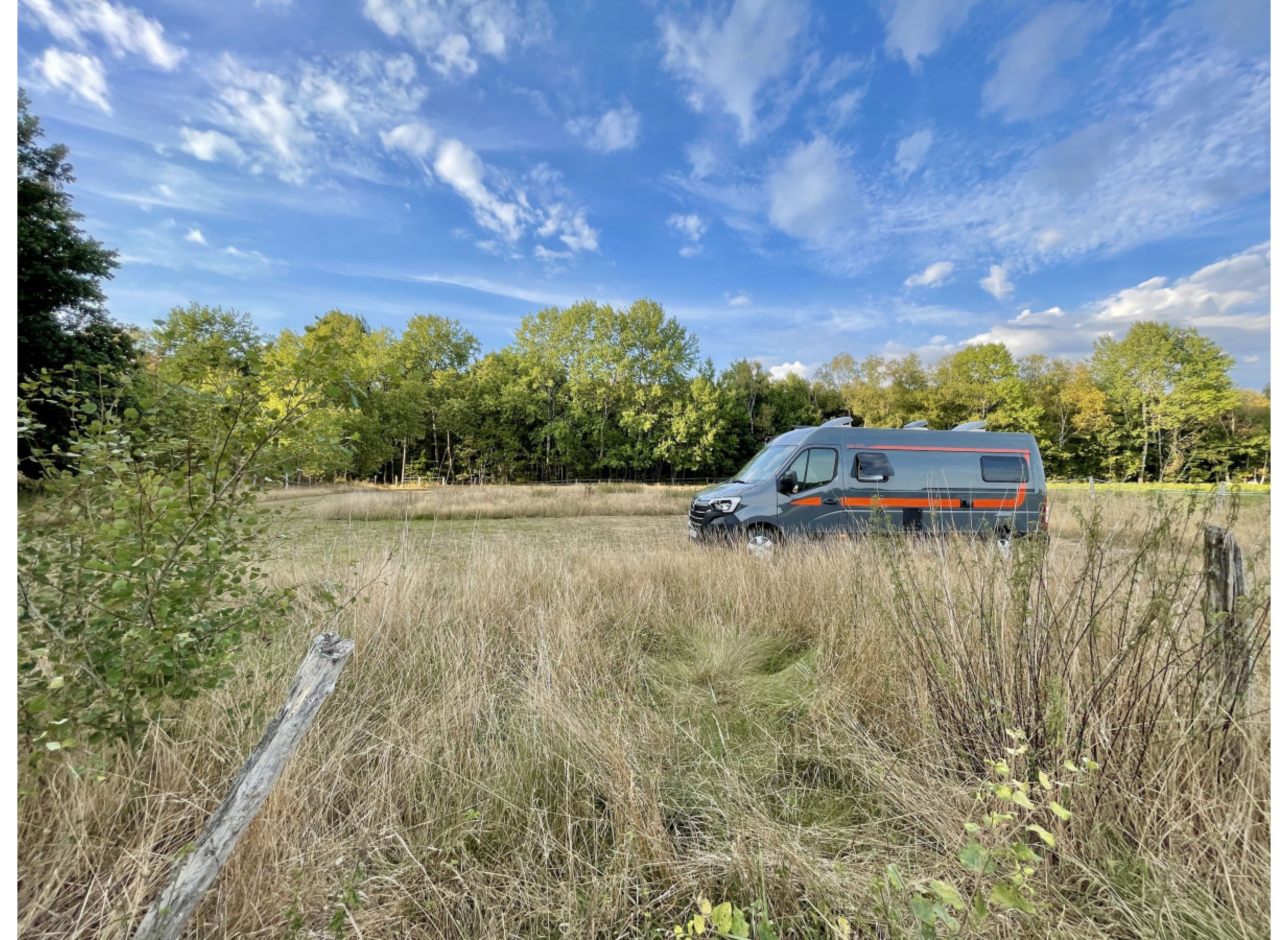 Stellplatz in der Wiese