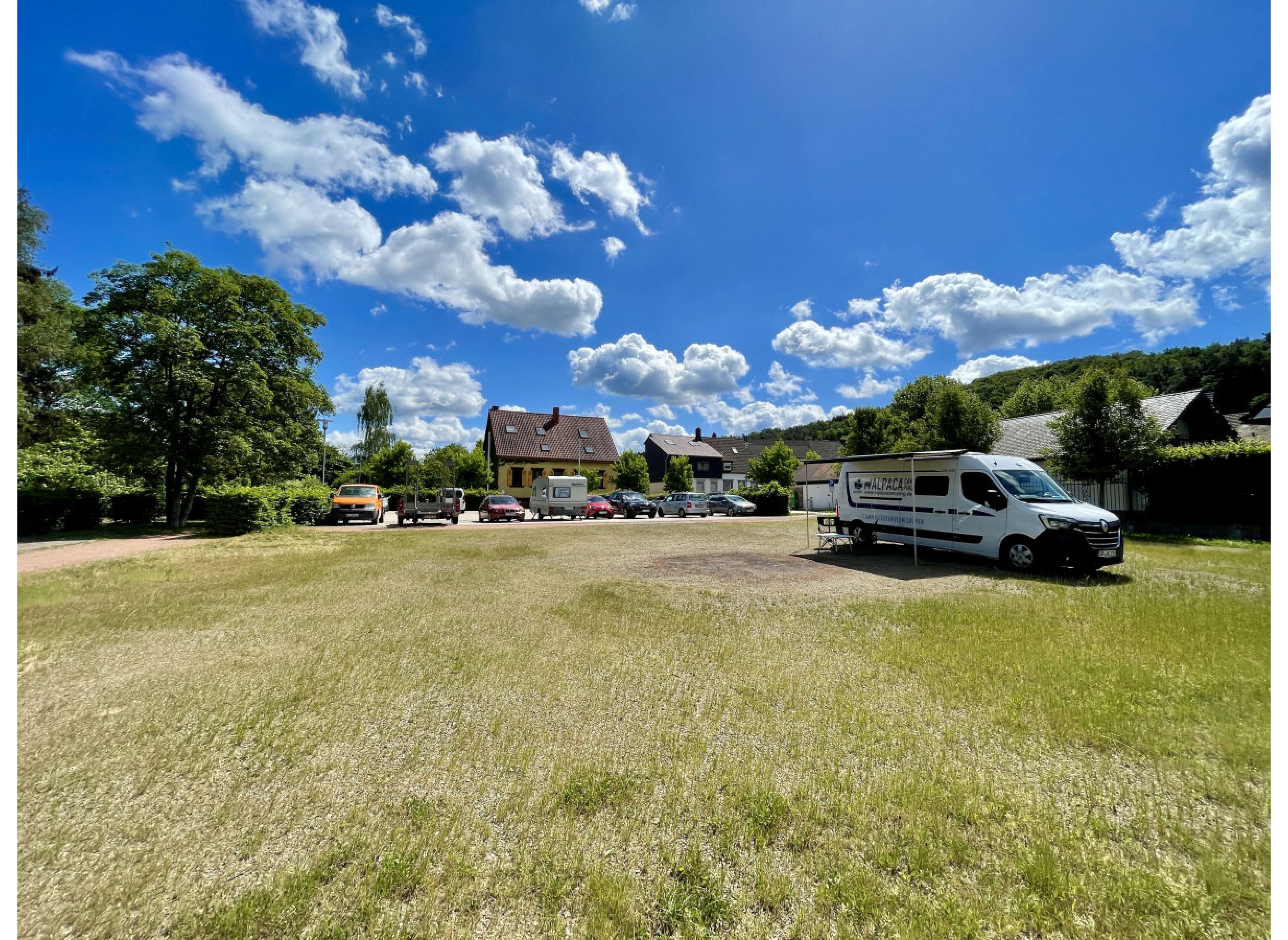 Idyllisches Plätzchen am Festplatz