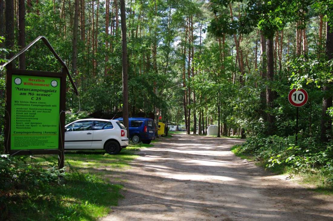 Naturcampingplatz on Mössensee — Campsite in Mirow