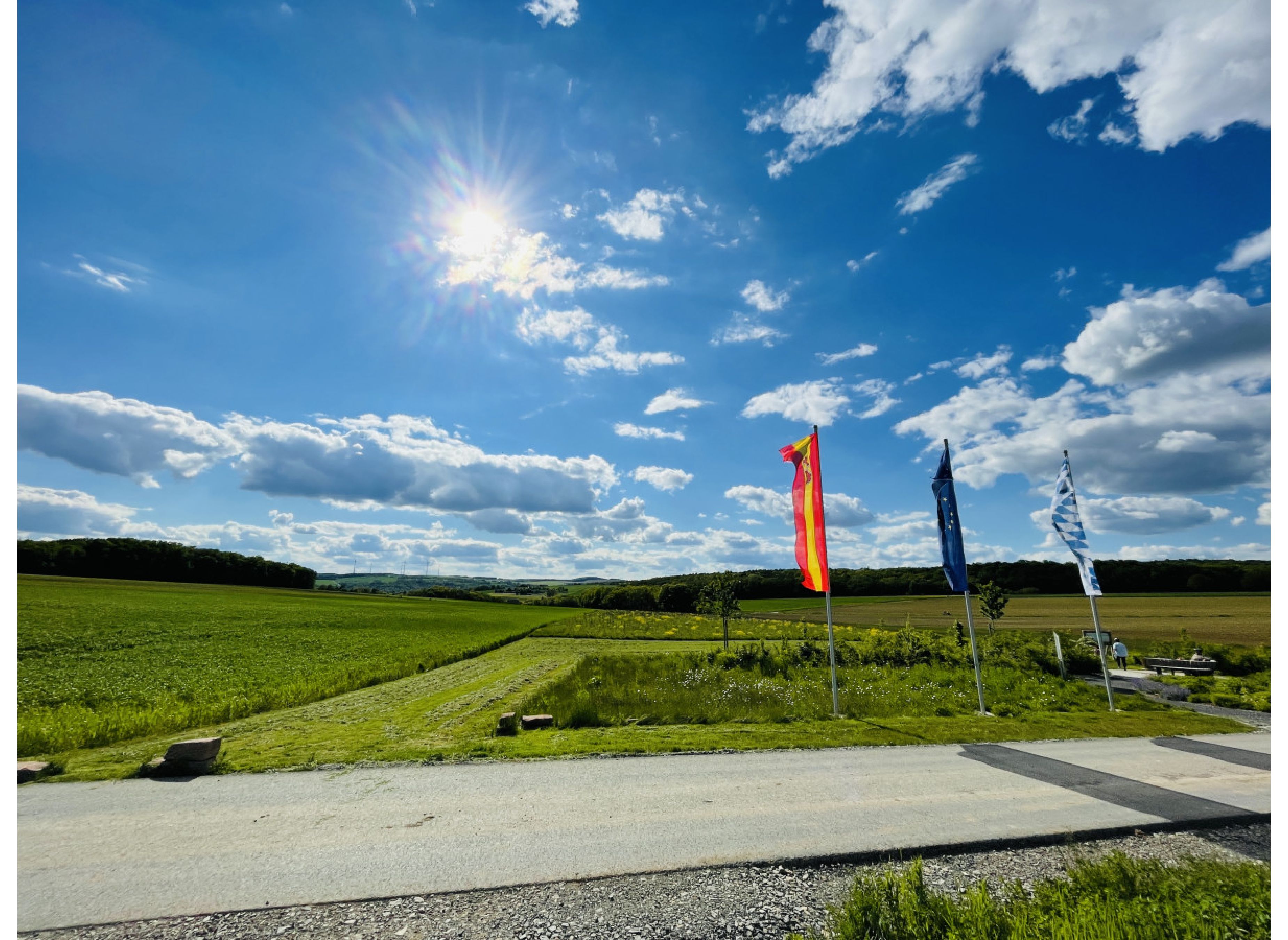 Stellplatz am Mittelpunkt der Europäischen Union