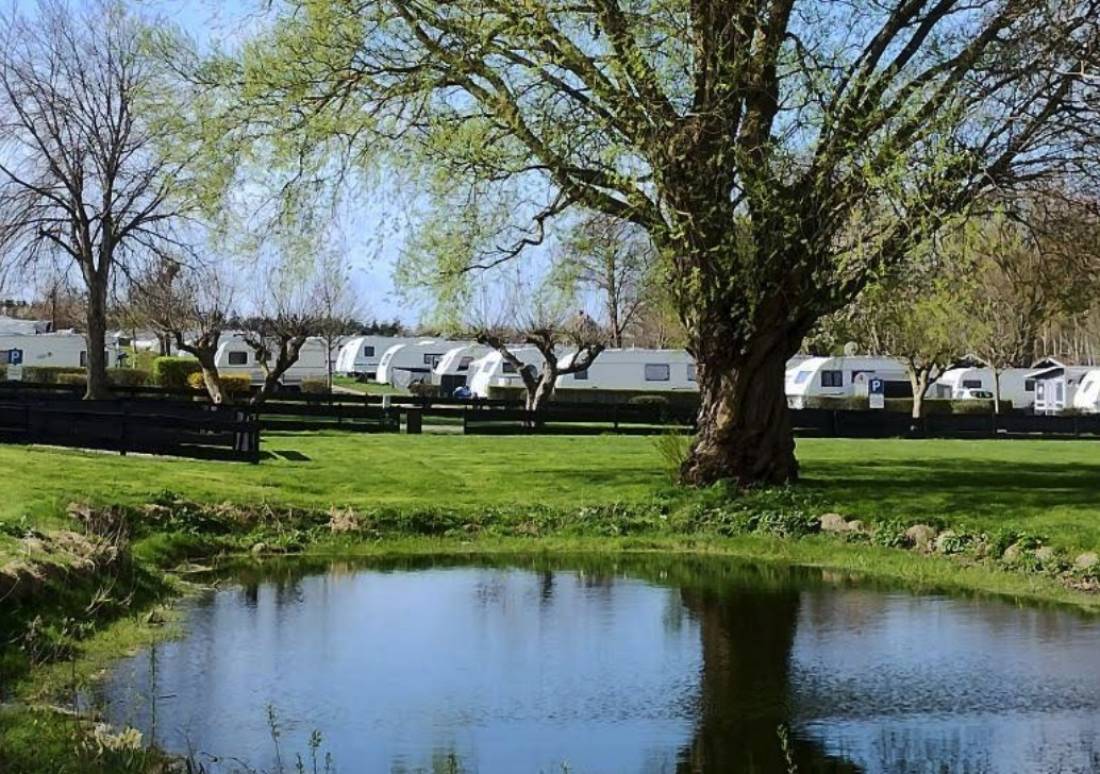 De Hvide Svaner Camping — Camping in Karrebæksminde