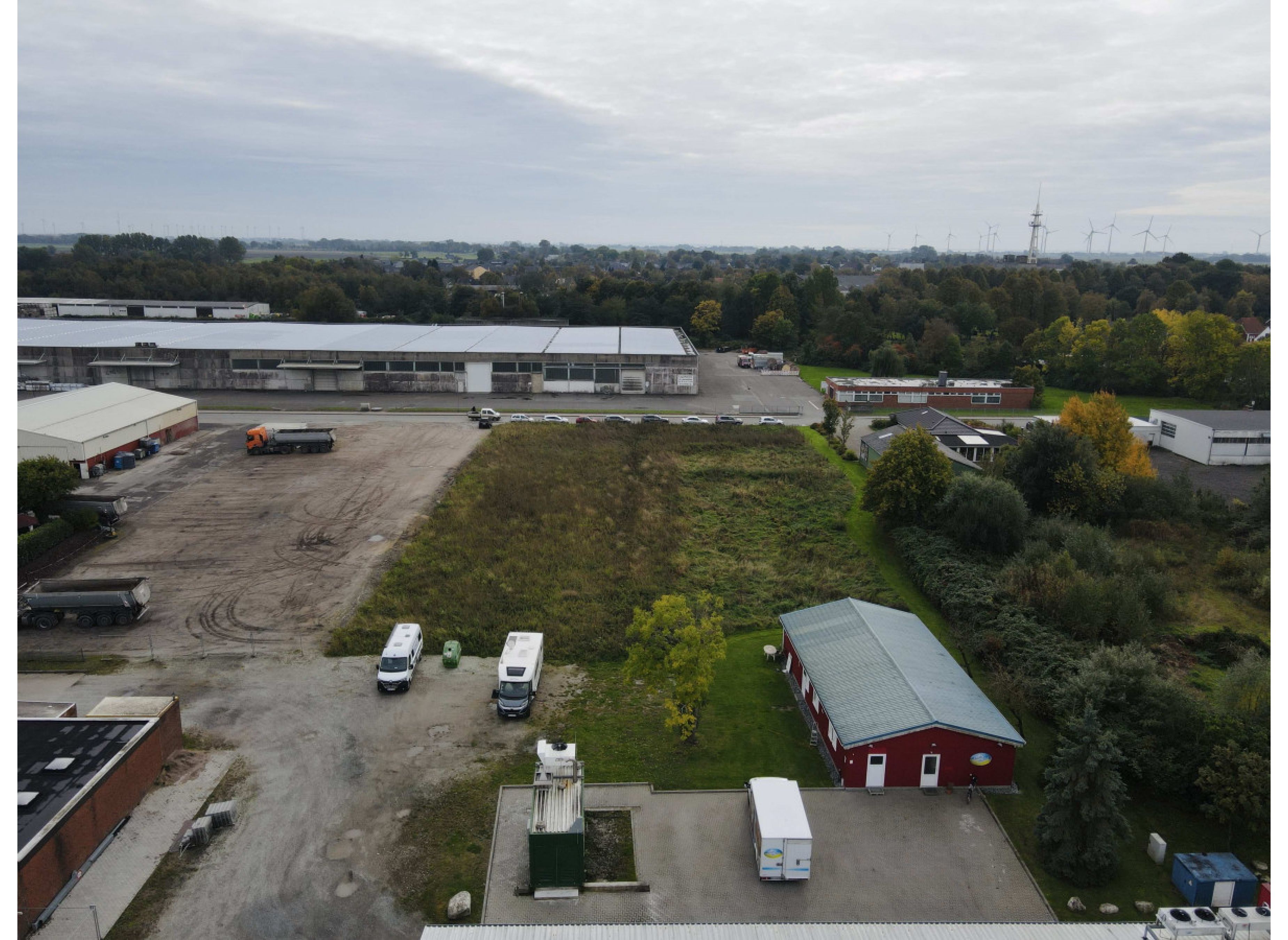 Stellplatz an der Bäckereiproduktion