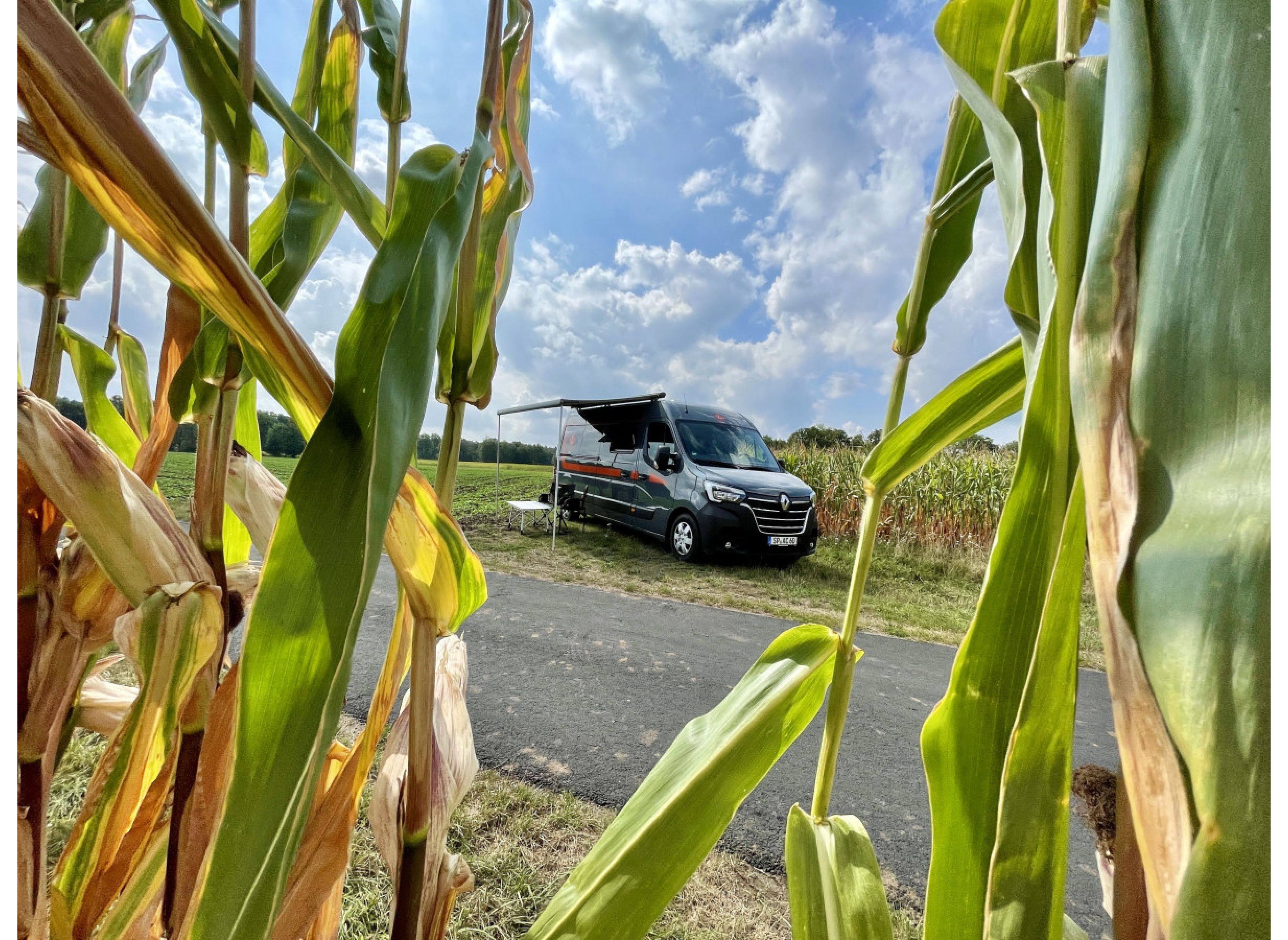 Einzelstellplatz zwischen den Feldern in Telgte