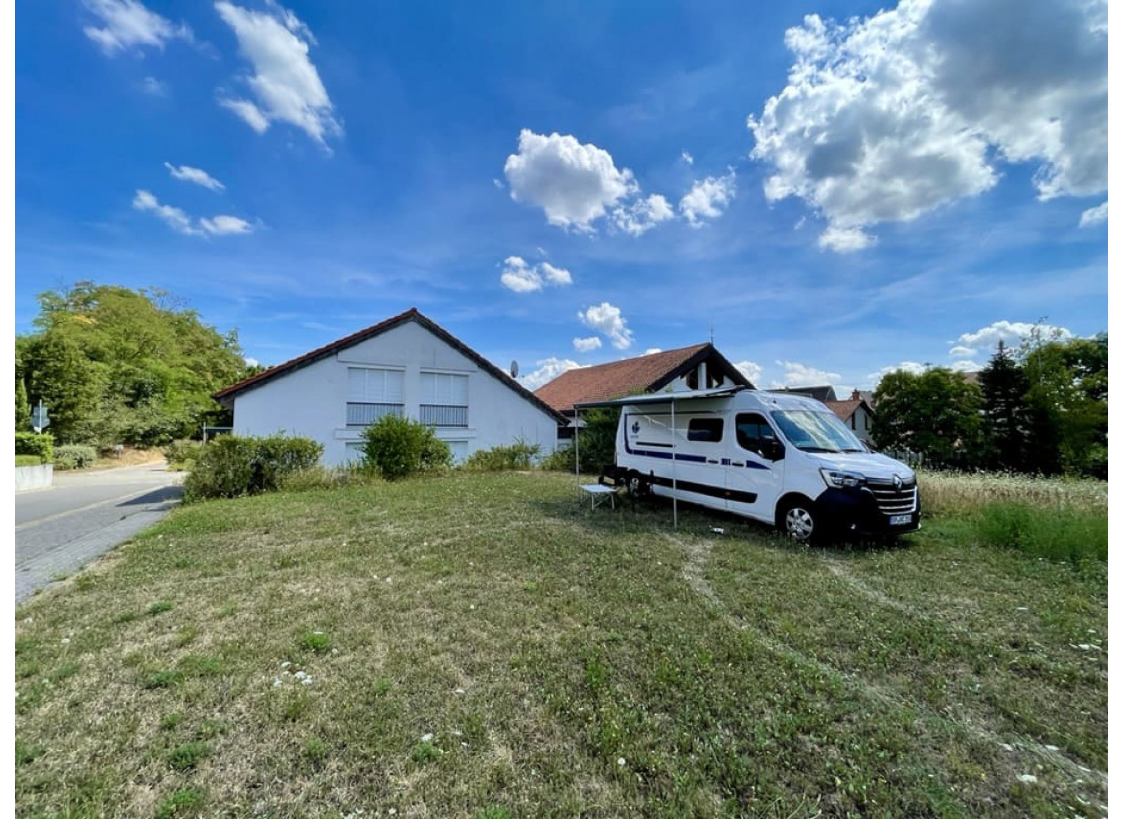 platz auf der grünen wiese