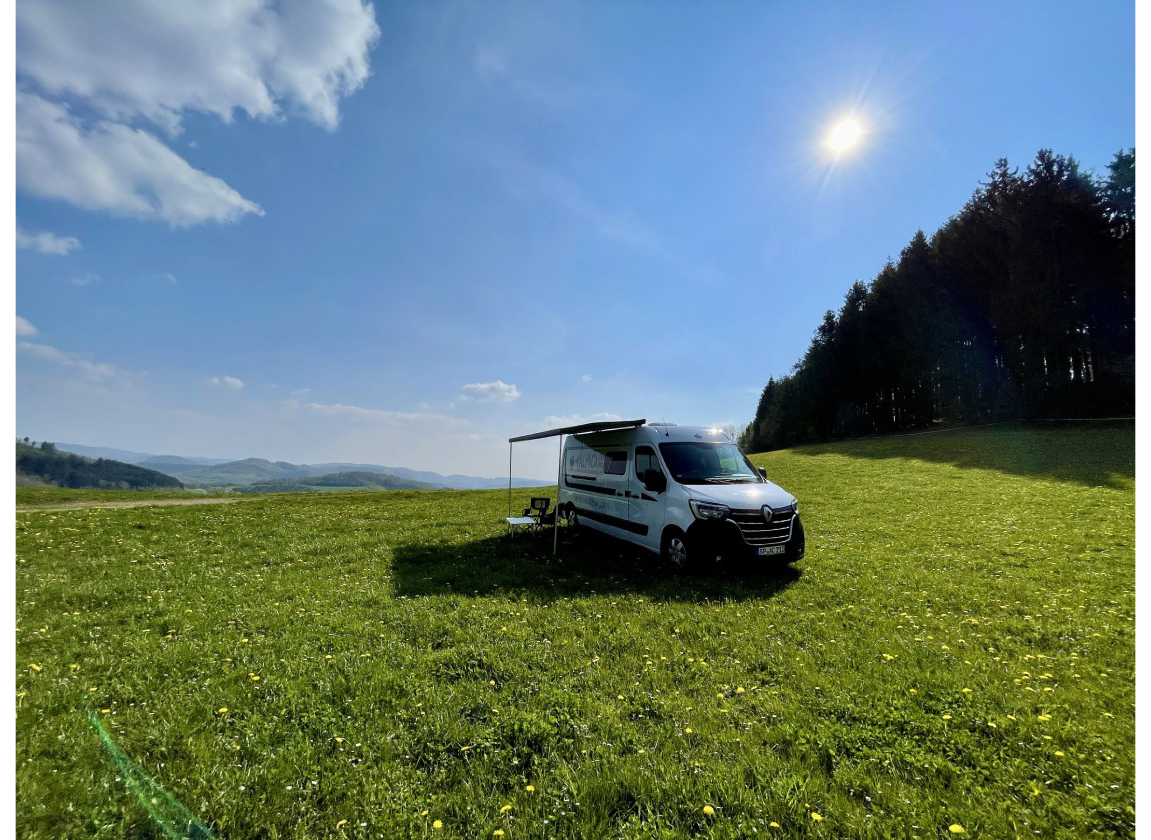 Wunderschöne Aussicht am Fuße des Weilenscheid