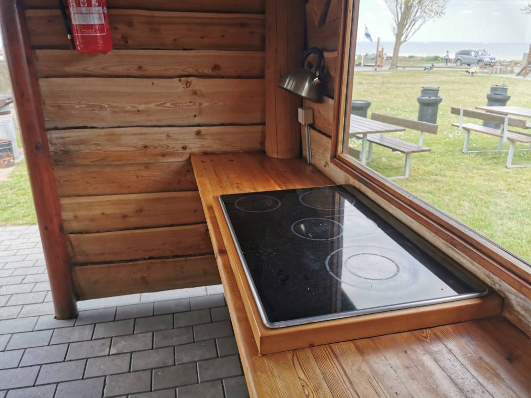 Stellplatz am Hafen von Søby