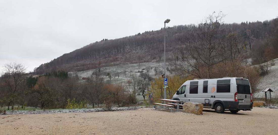 Stellplatz am Schützenhaus — Ställplats in Eningen unter Achalm