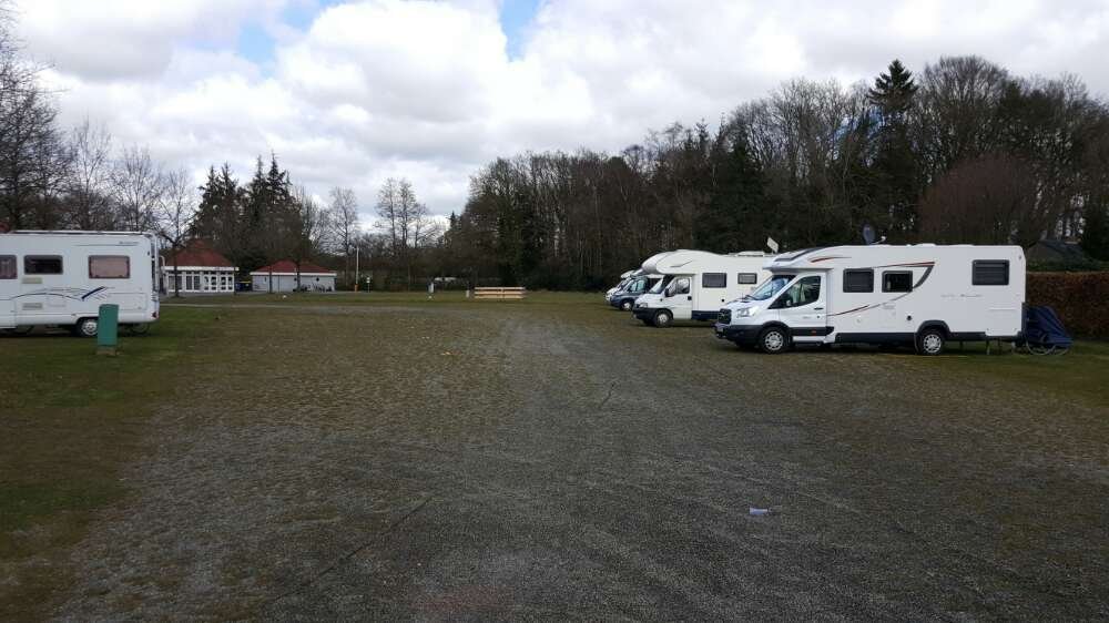 Stellplatz am Campingplatz Westerstede