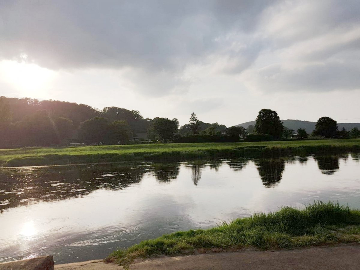 Stellplatz am Weserufer Wahlsburg