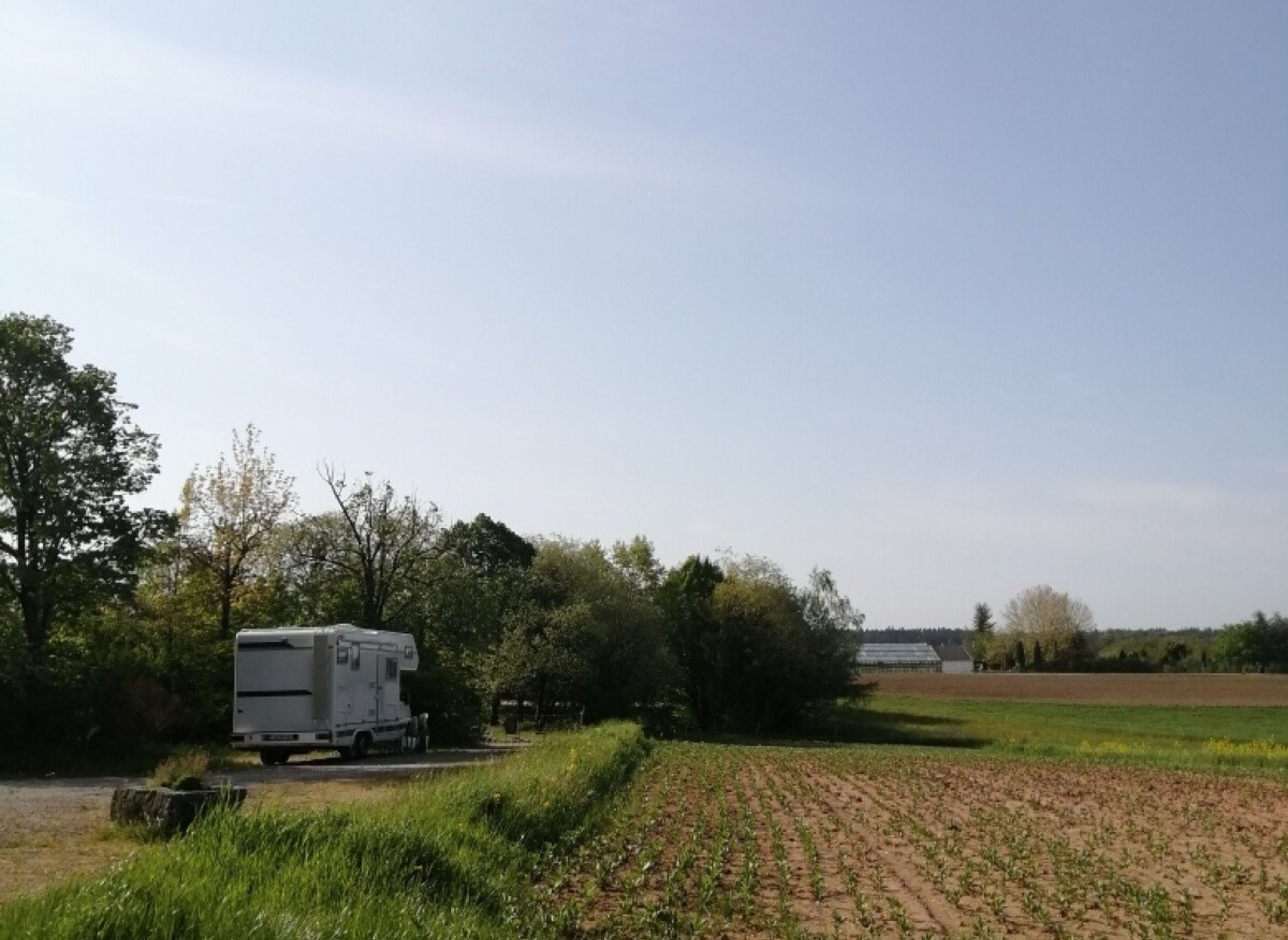 Campen mit Traum Fernblick und Sonnenuntergang