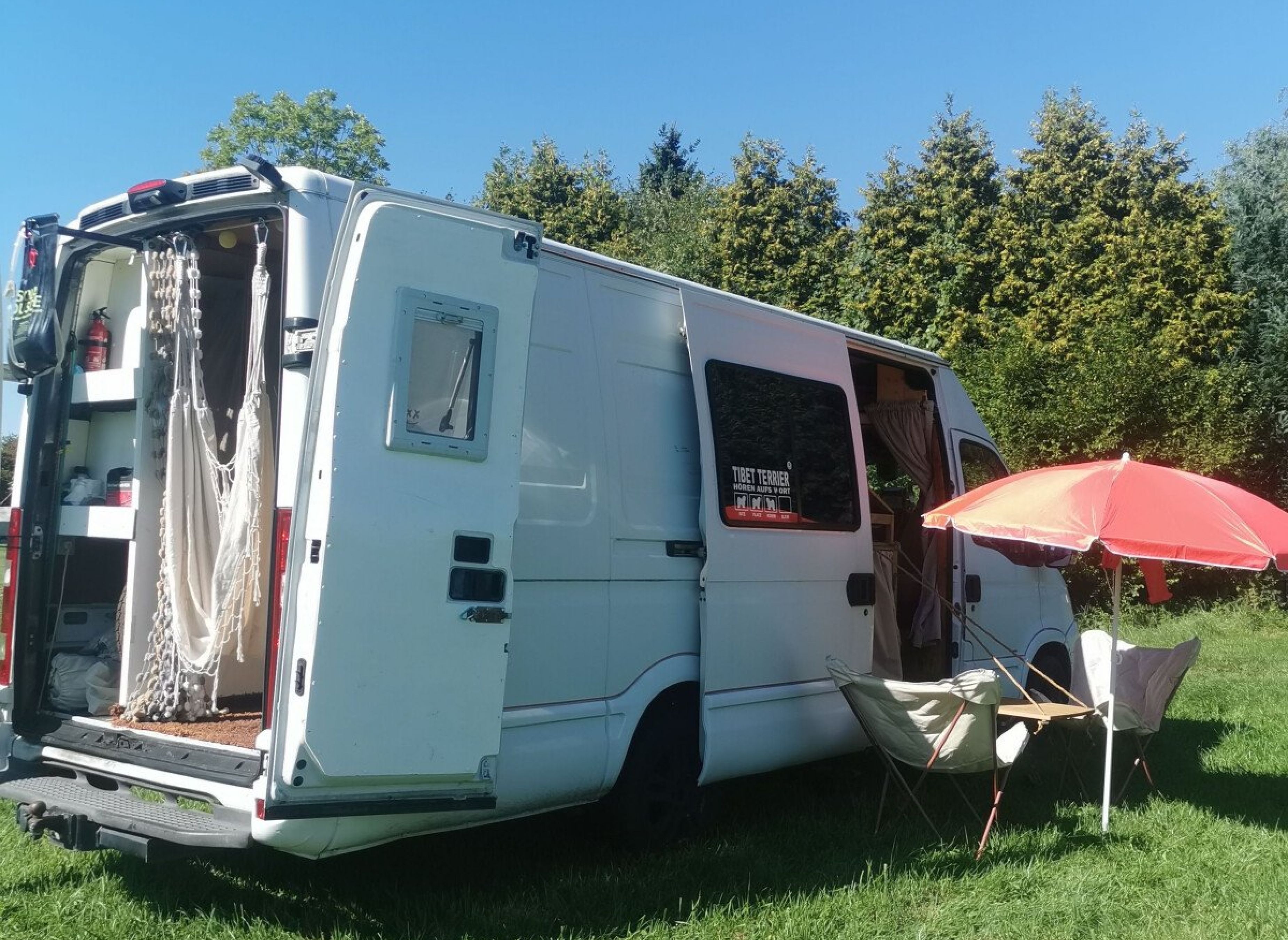 Stellplatz auf der Wiese von Konni - Island