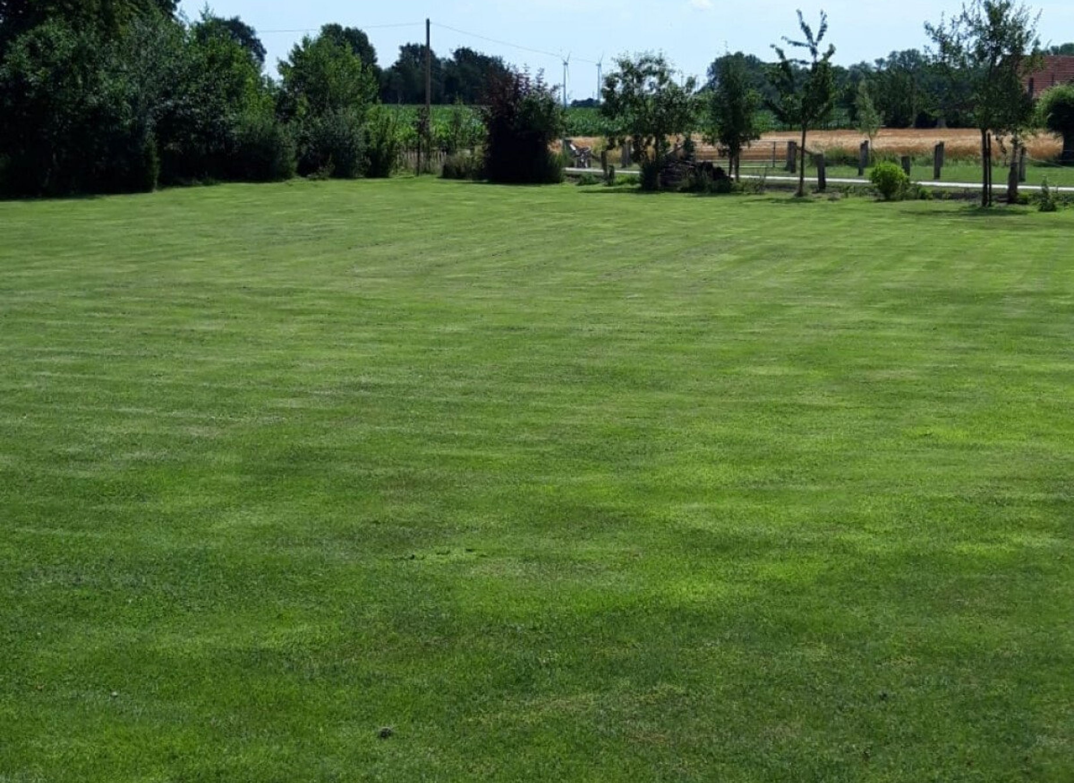 Campen in schöner Landschaft