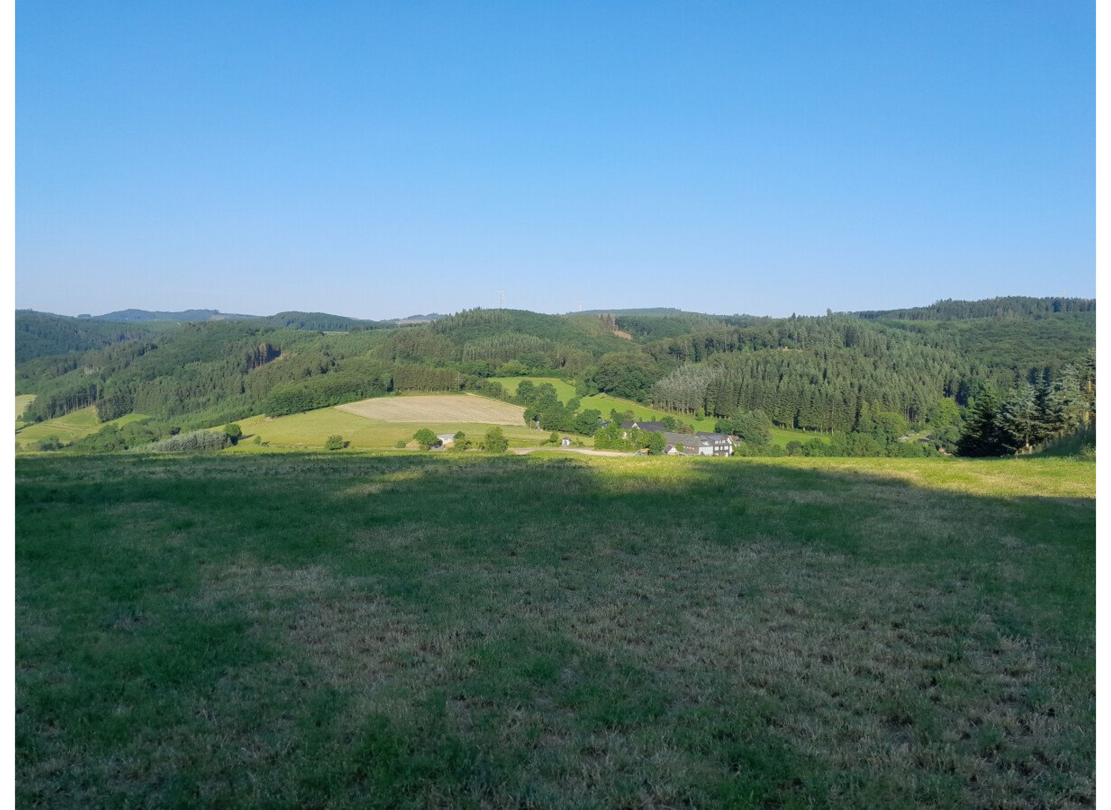 Wunderschöne Aussicht von der Burbecke