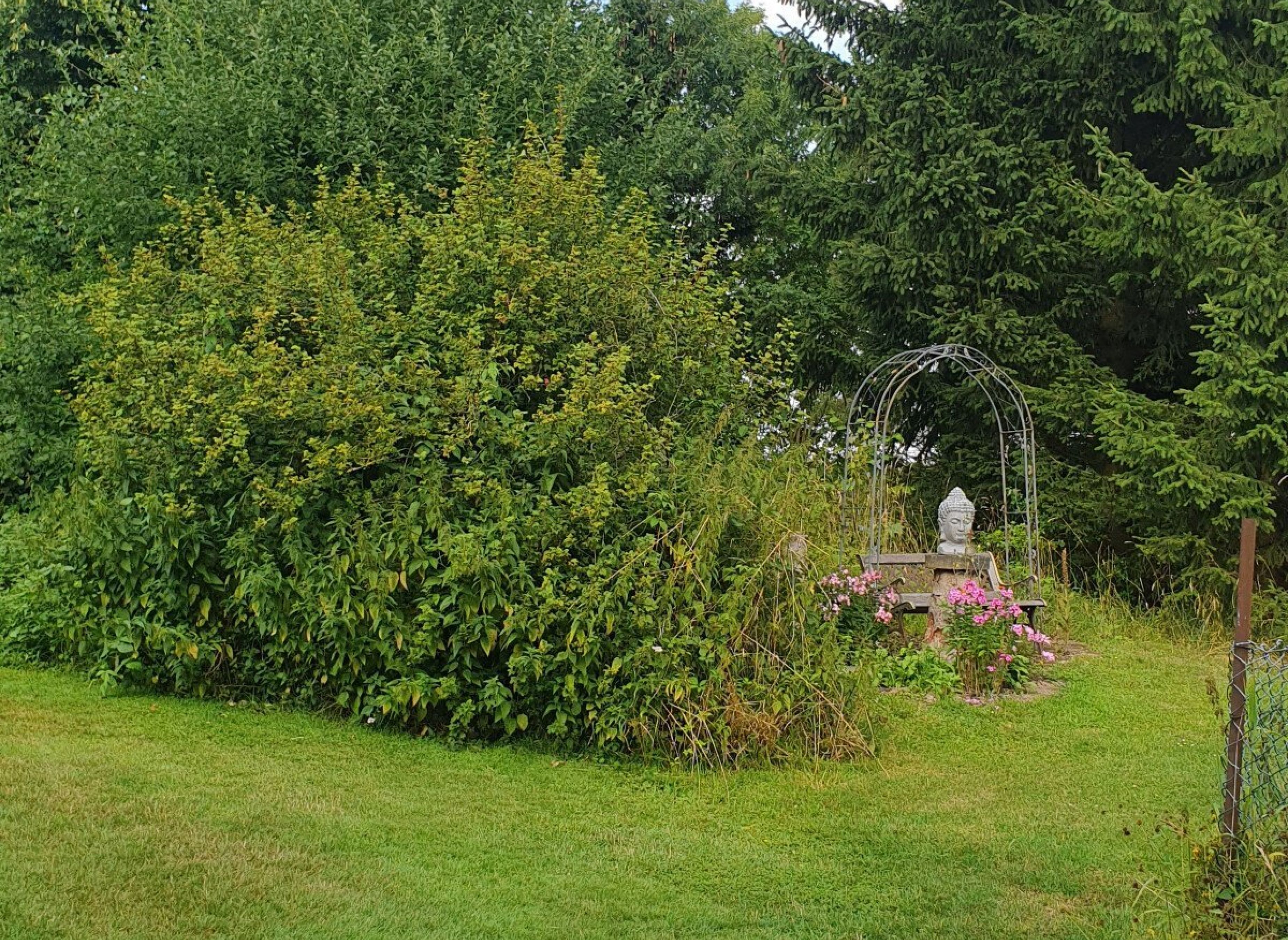 Ein Garten, wo man die Seele auch baumeln lassen kann.