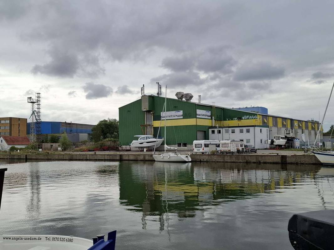 Stellplatz am Kai — Motorhome pitch in Wolgast