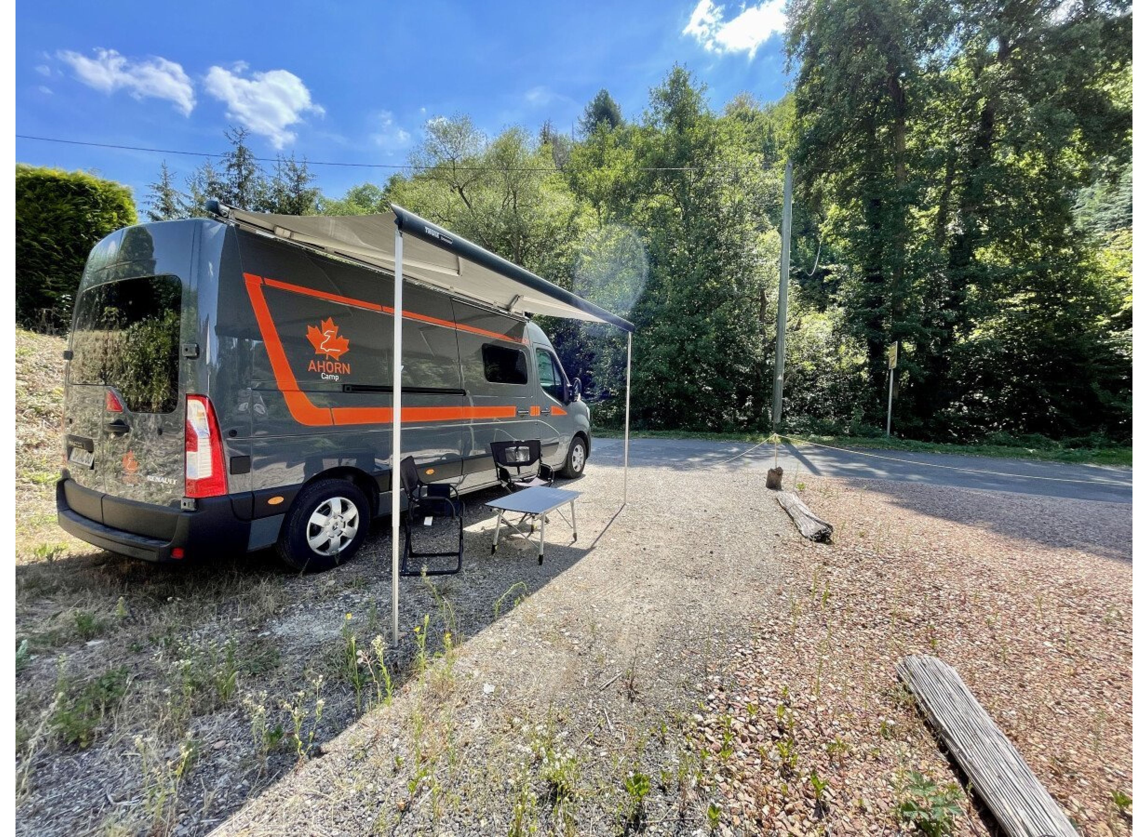 Einzelstellplatz im ruhigen Vogelschutzgebiet — Motorhome pitch in Oberwesel
