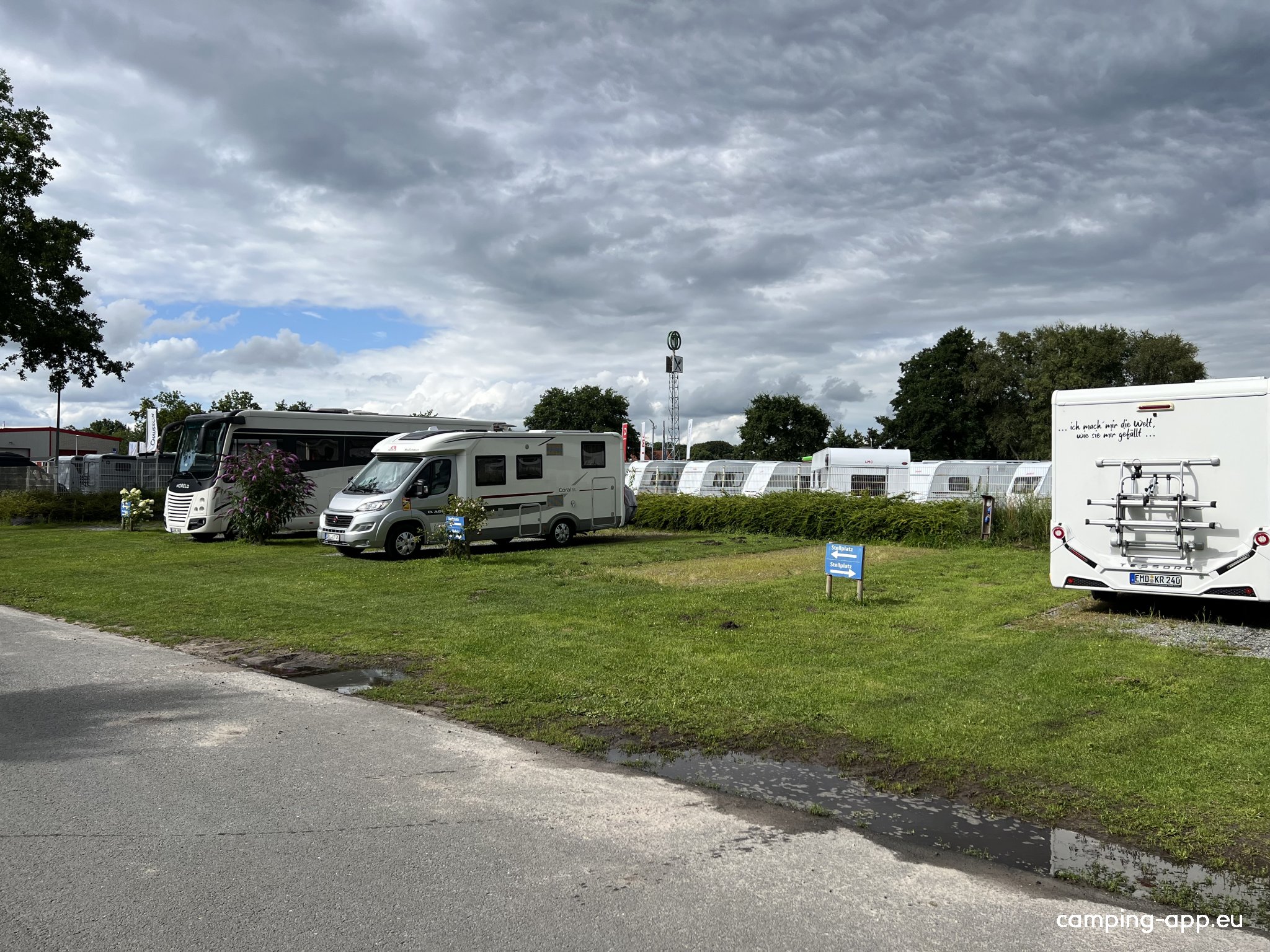 Stellplatz Reisemobilhändler Rauert