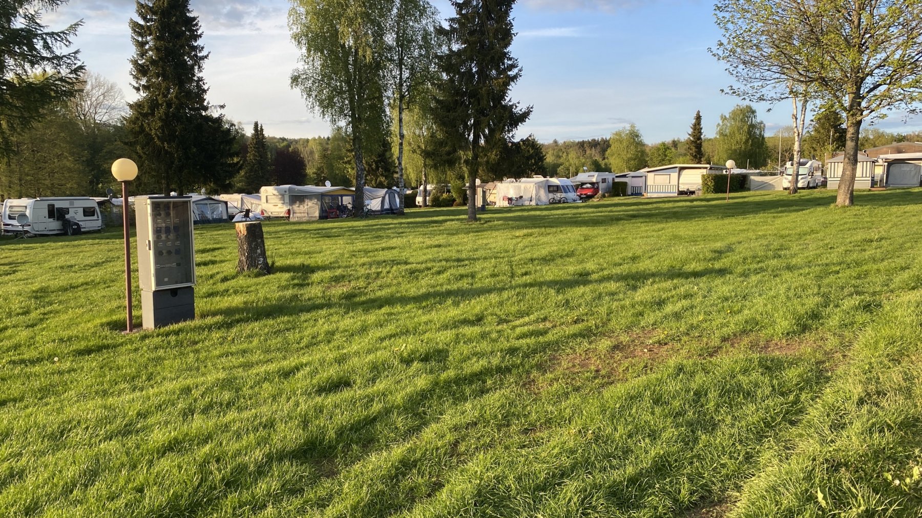 Stellplatz am Campingpark Weiherhof