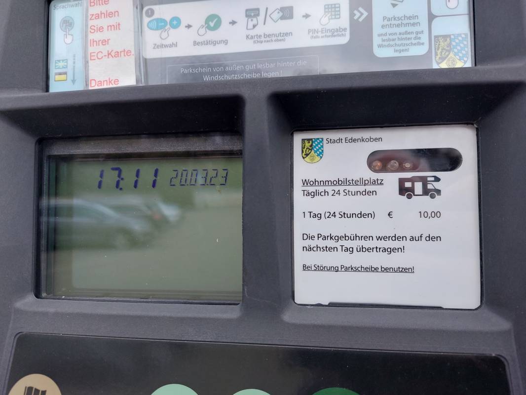 Wohnmobilstellplatz am Kirchberg Edenkoben