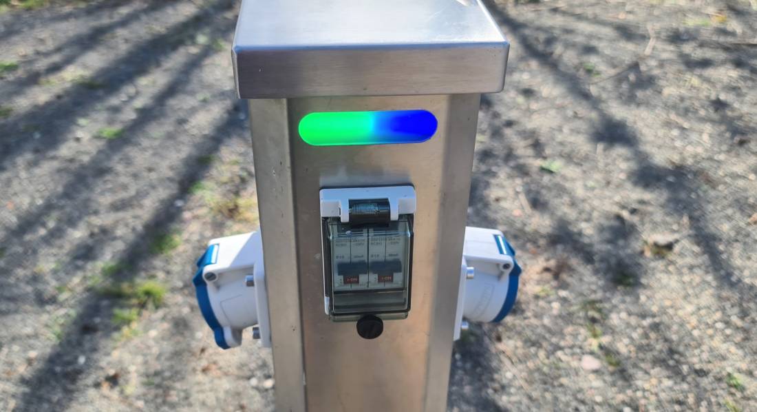 Stellplatz am Freizeitbad Landau
