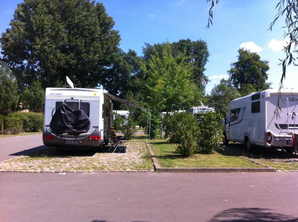 Caravanstellplatz am Schlosshafen Oranienburg