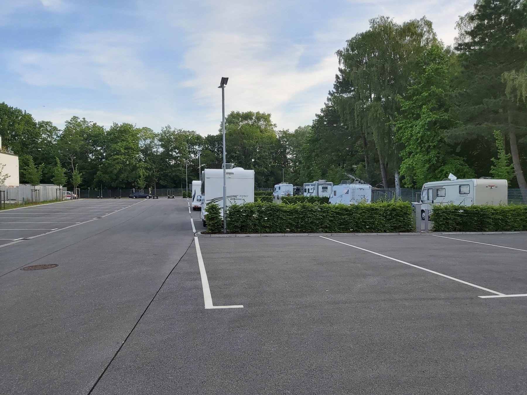 Stellplatz Passathafen Priwall — Motorhome pitch in Lübeck