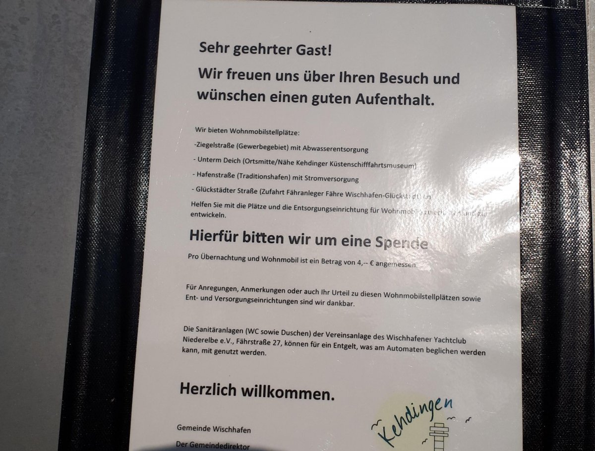 Stellplatz Museumshafen Wischhafen — Photo 2