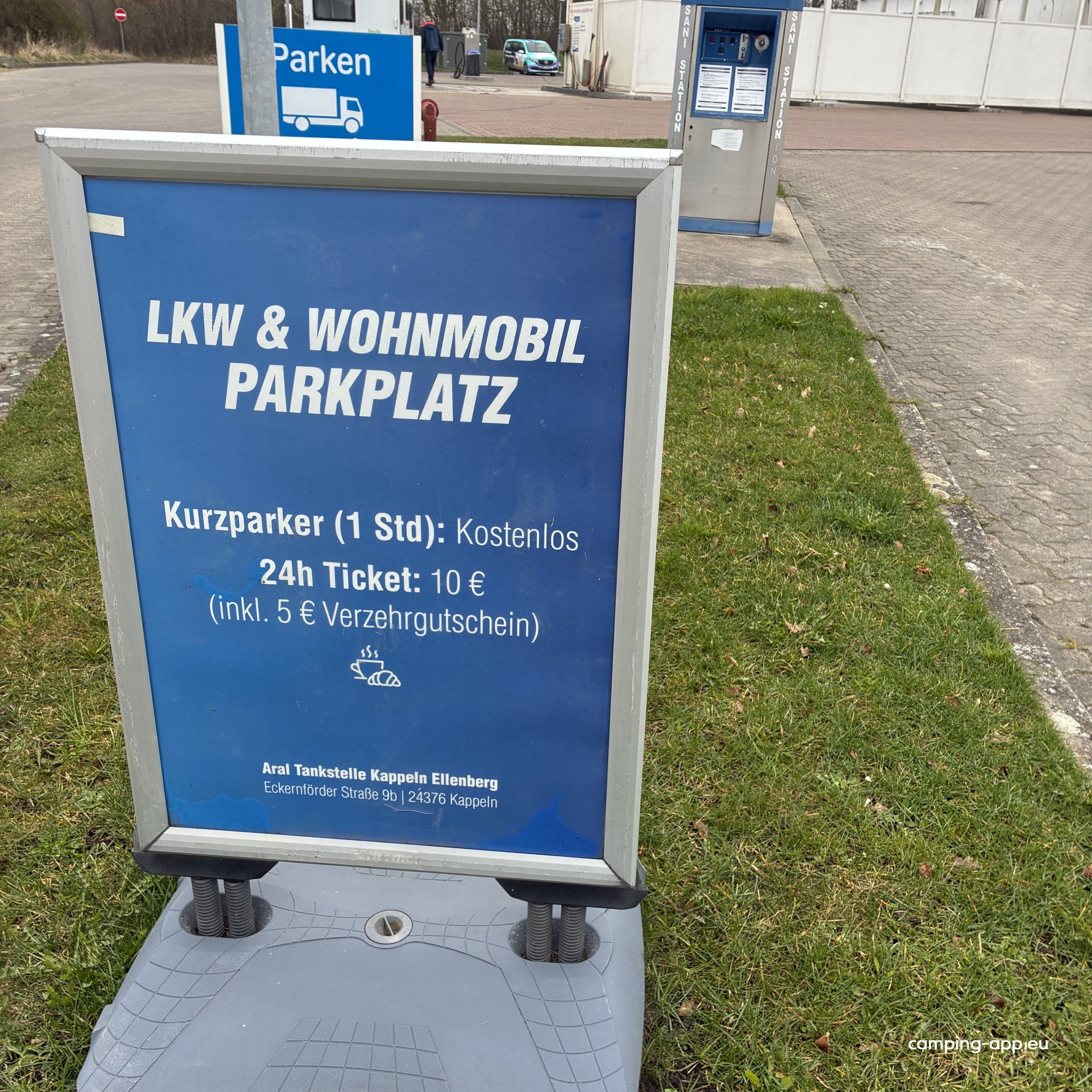 Stellplatz am Aral Autohof Kappeln — Photo 3