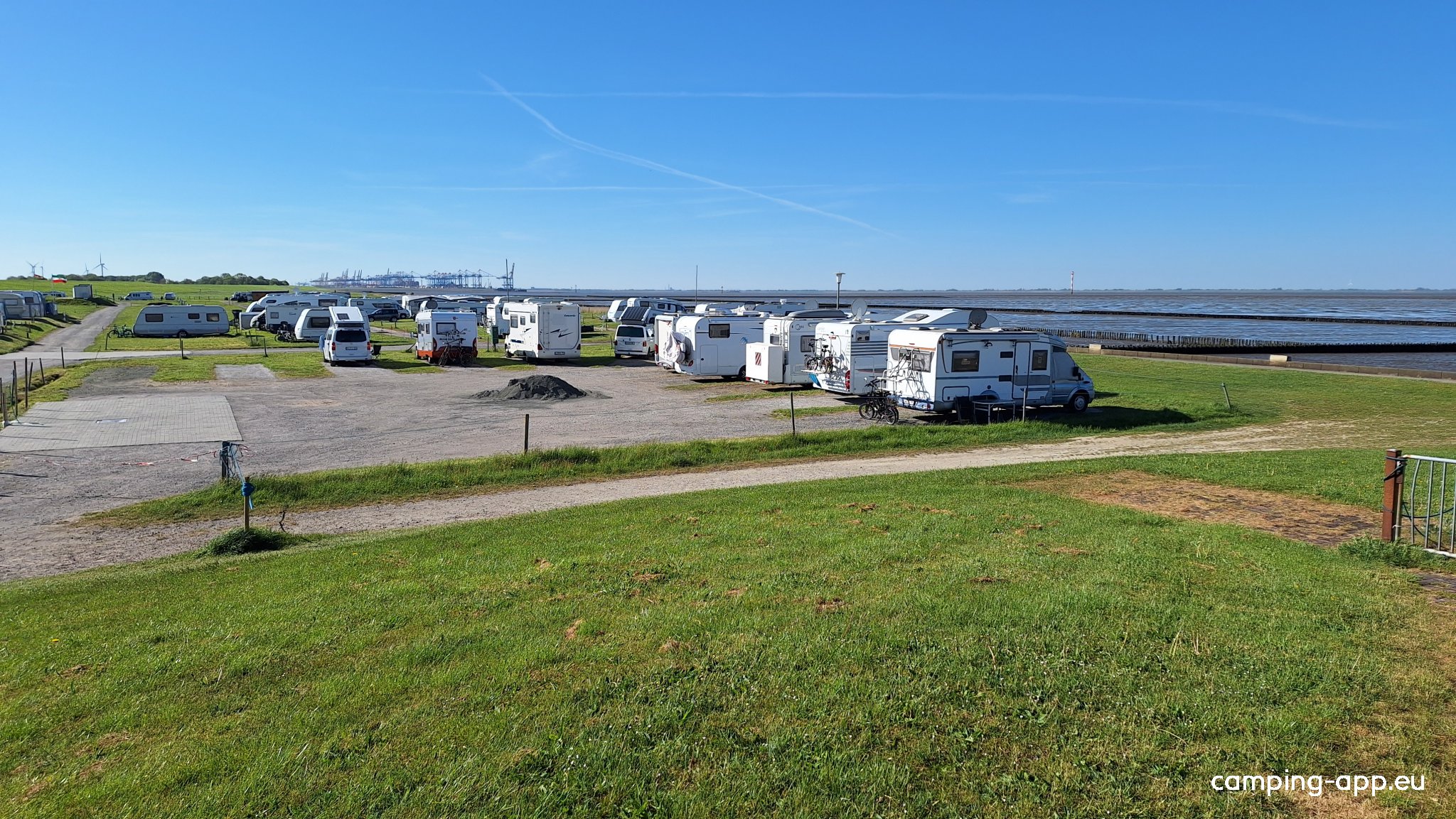 Stellplatz Campingplatz Wremer Tief