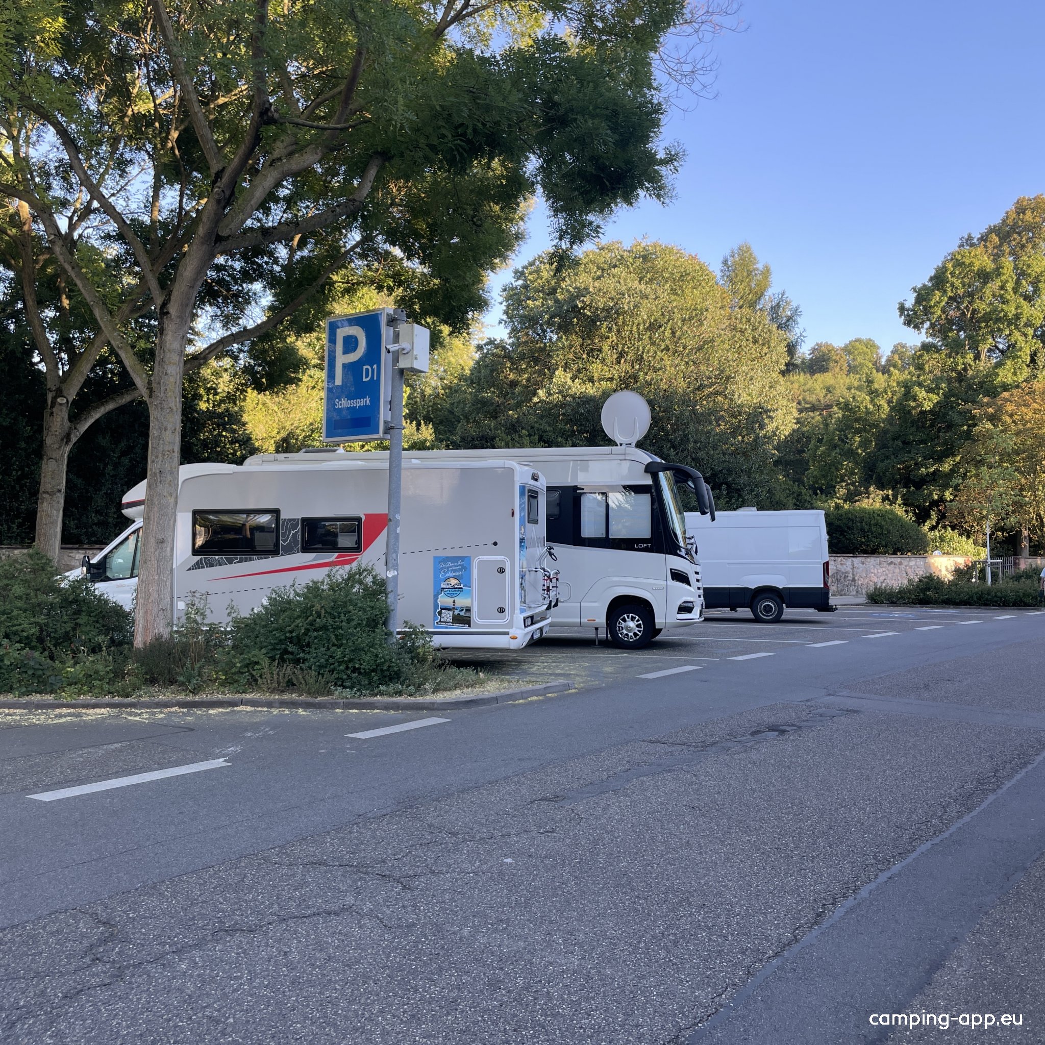 Parkplatz am Schloßpark