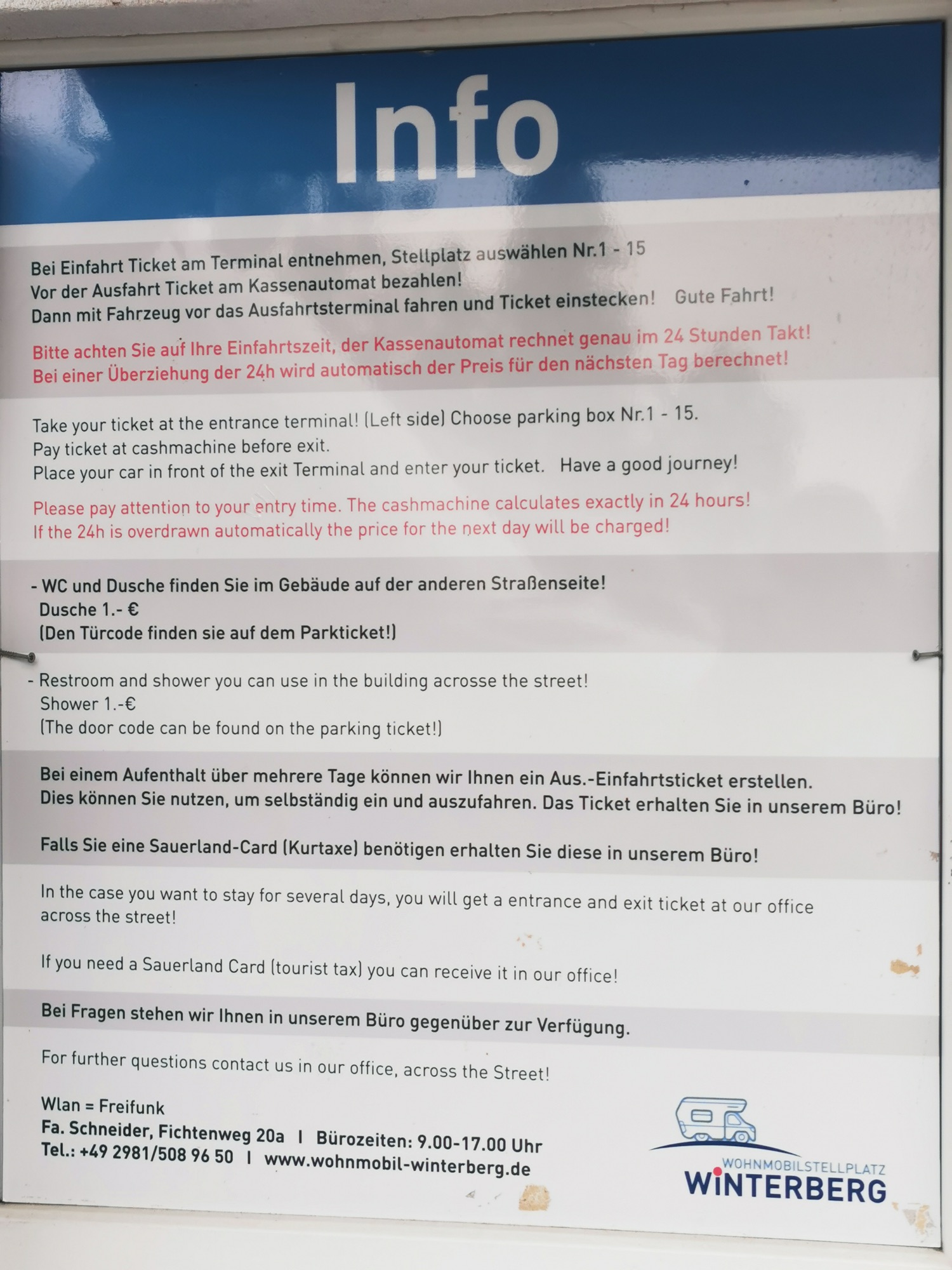 Wohnmobilstellplatz Winterberg — Photo 4