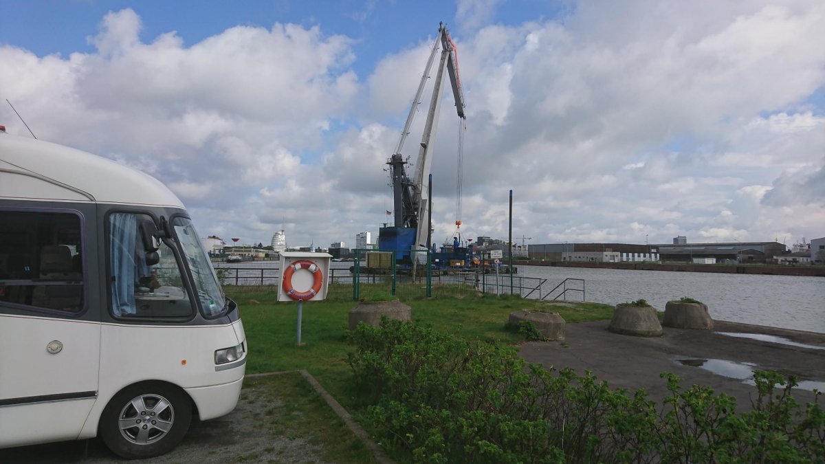 Reisemobil-Parkplatz Fischereihafen Bremerhaven