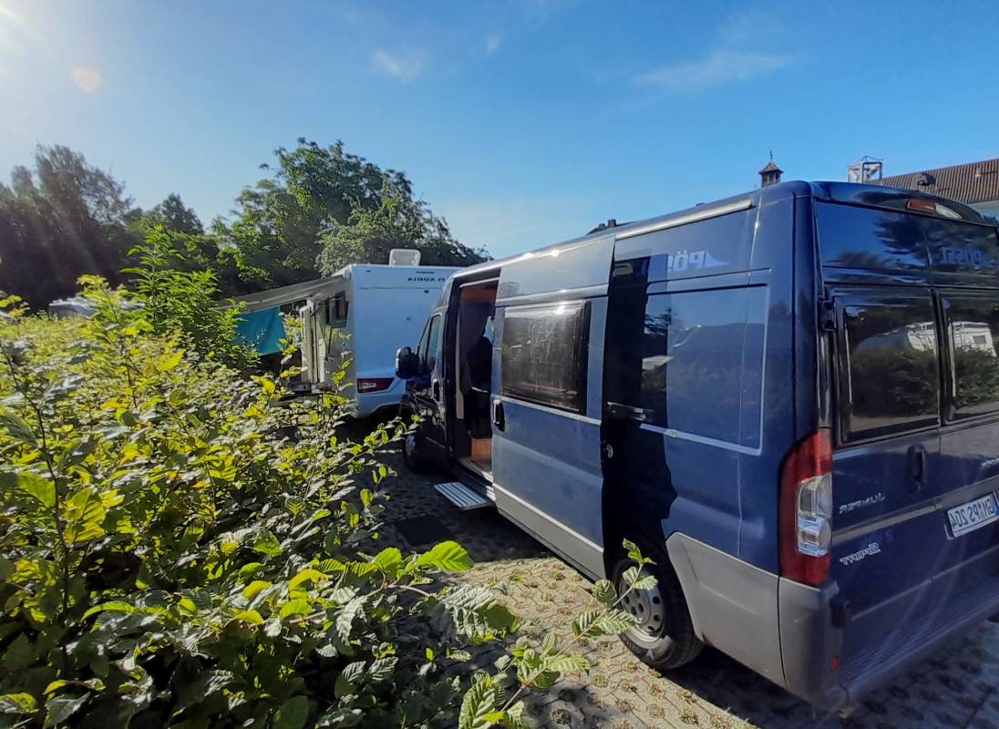 Stellplatz am Bahnhof Bad Wildungen