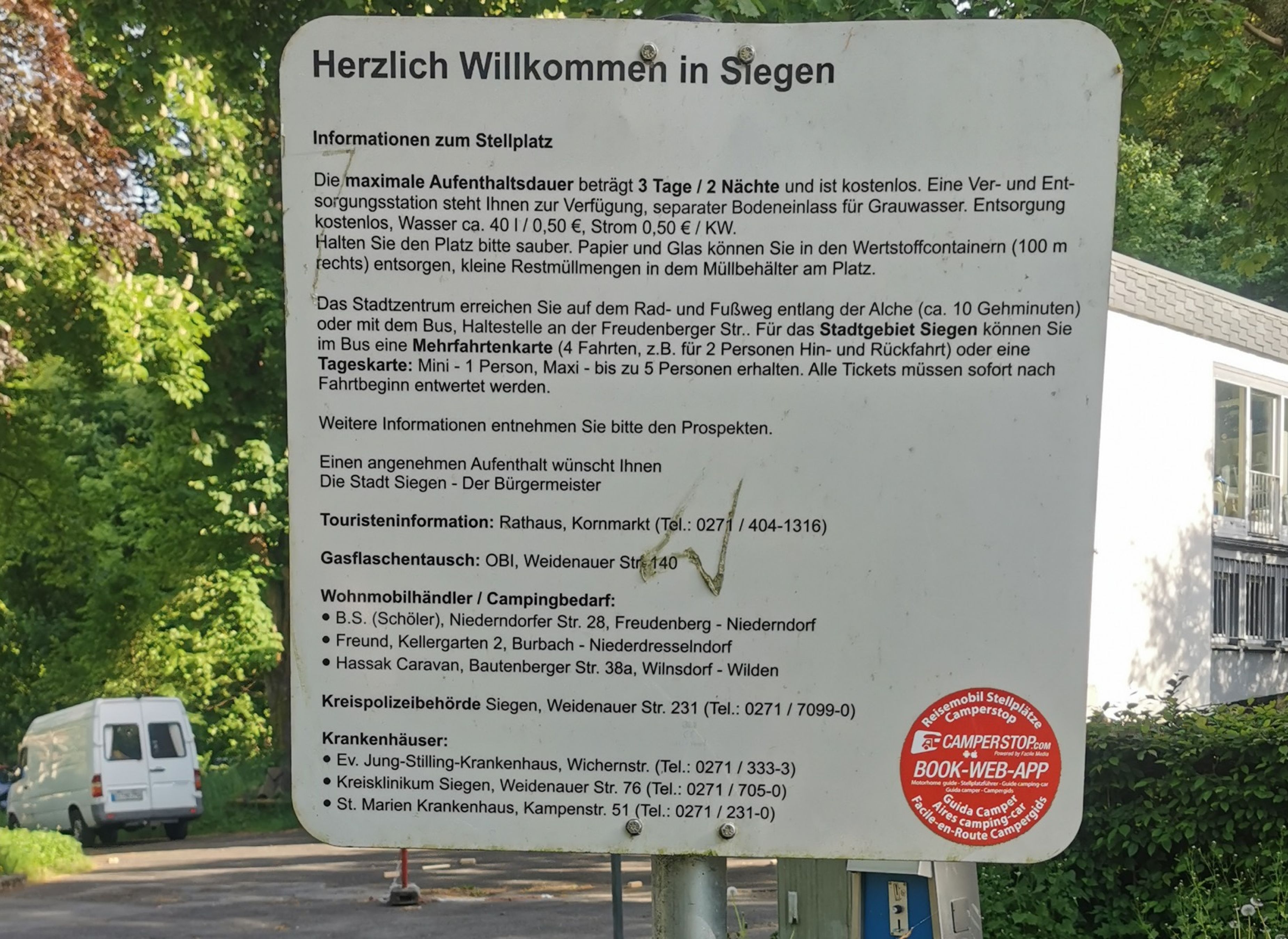 Stellplatz Freudenberger Straße Siegen — Photo 5