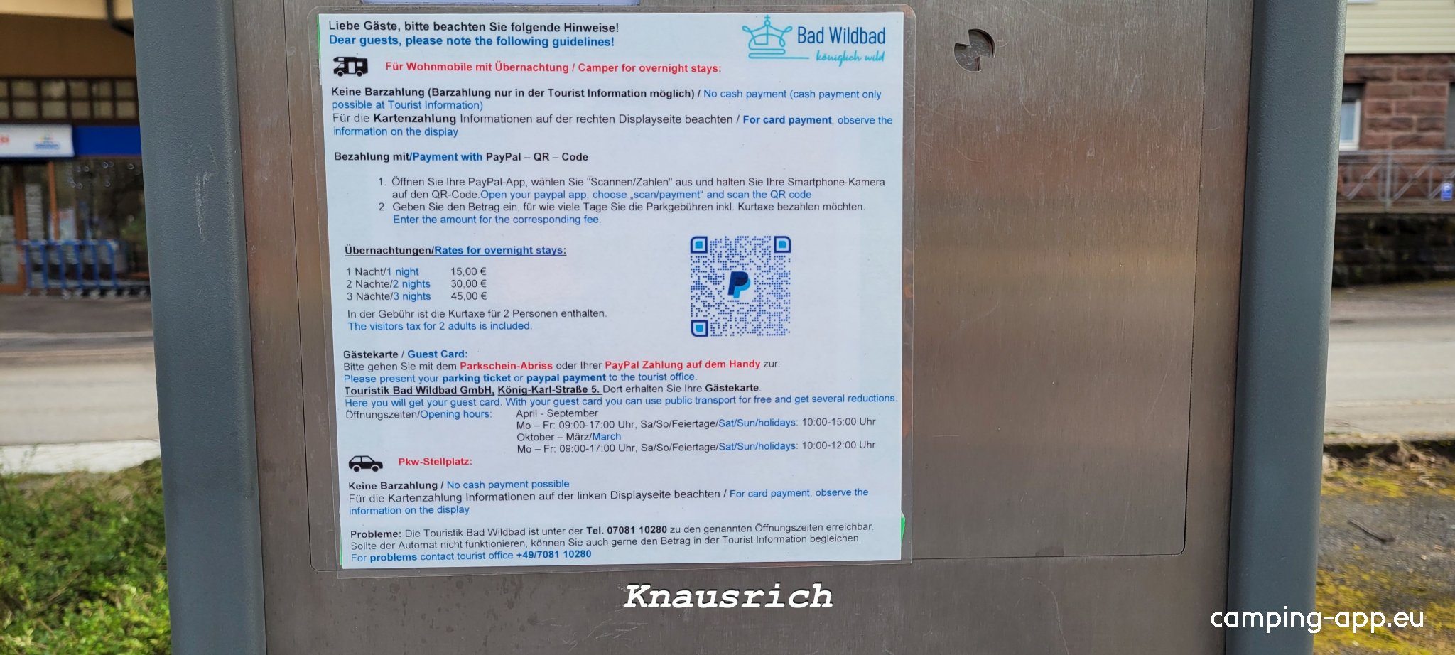 Stellplatz Bad Wildbad — Photo 4