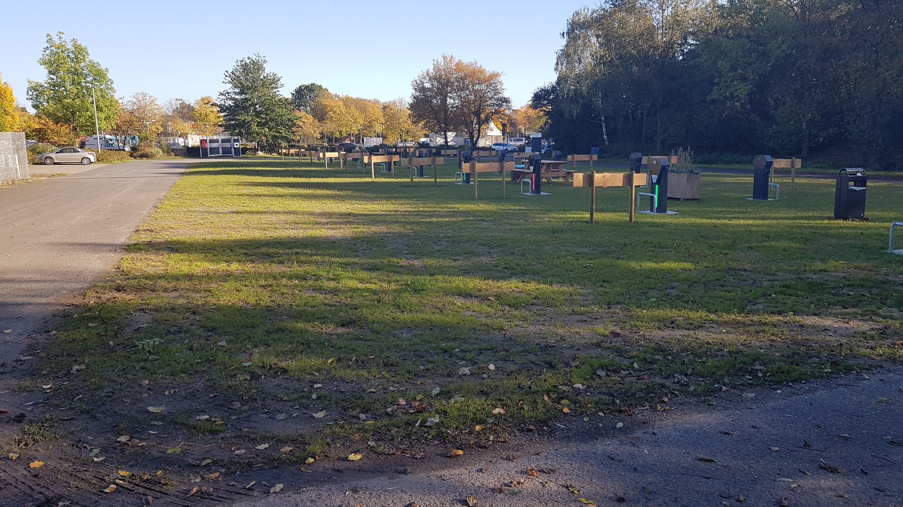 Stellplatz am düb-Freizeitbad Dulmen — Autocamperplads in Dülmen-Hausdülmen