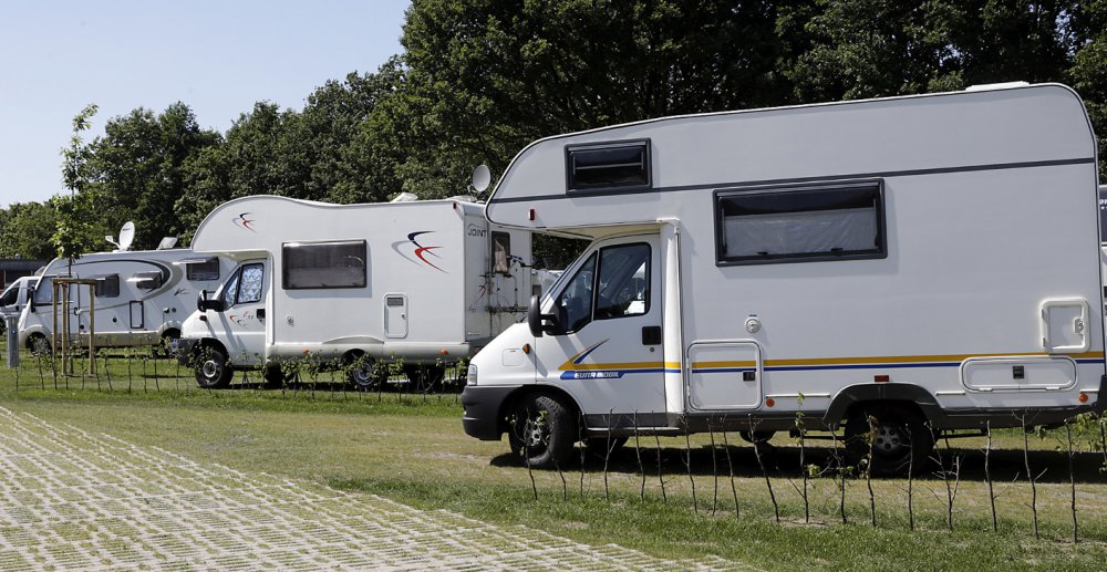 Wohnmobilpark am Freizeitbad Aquarell — Motorhome pitch in Haltern am See