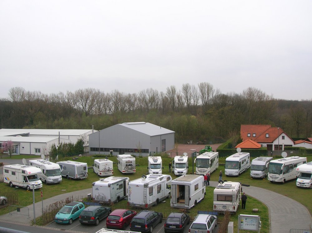 Wohnmobilhafen Bergkamen Rünthe — Motorhome pitch in Bergkamen