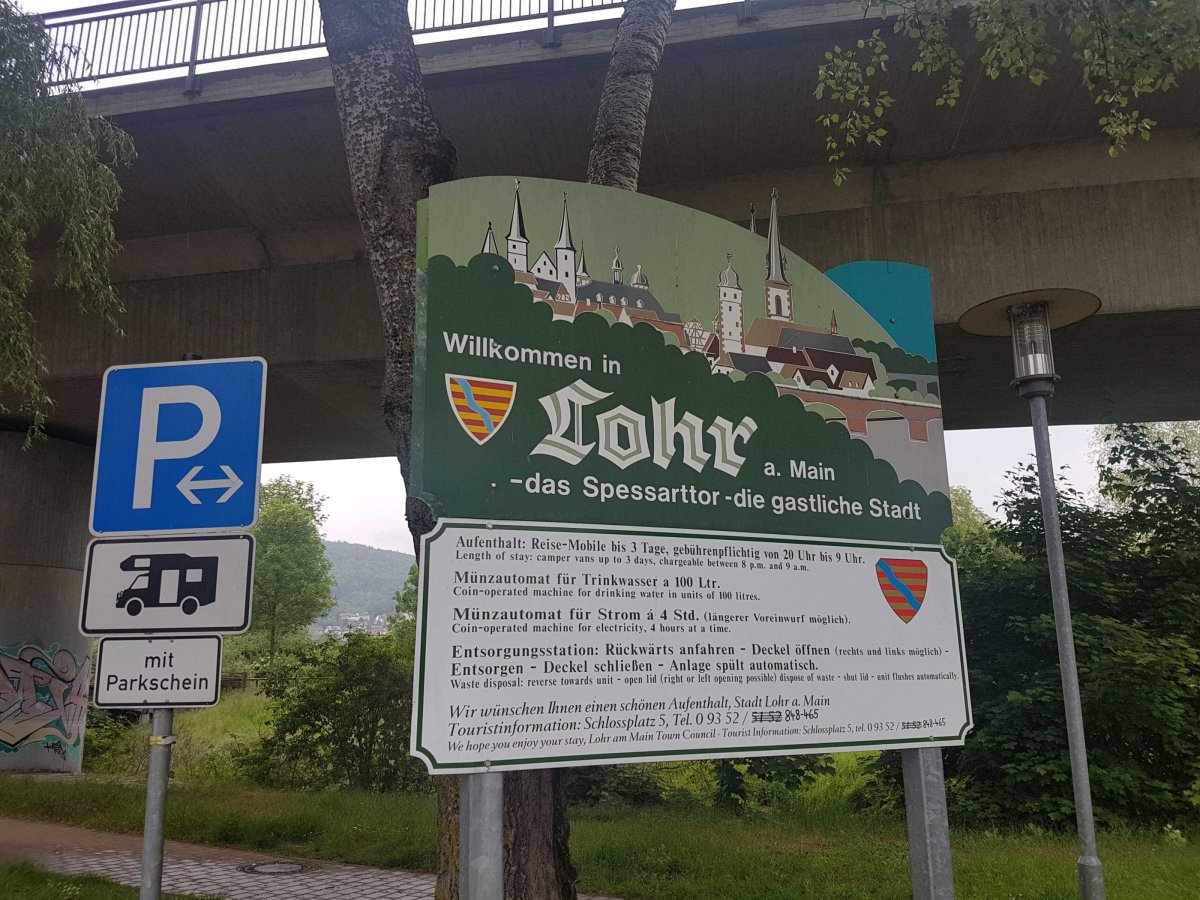 Stellplatz an der Lohrer Mainlände Lohr am Main — Photo 4